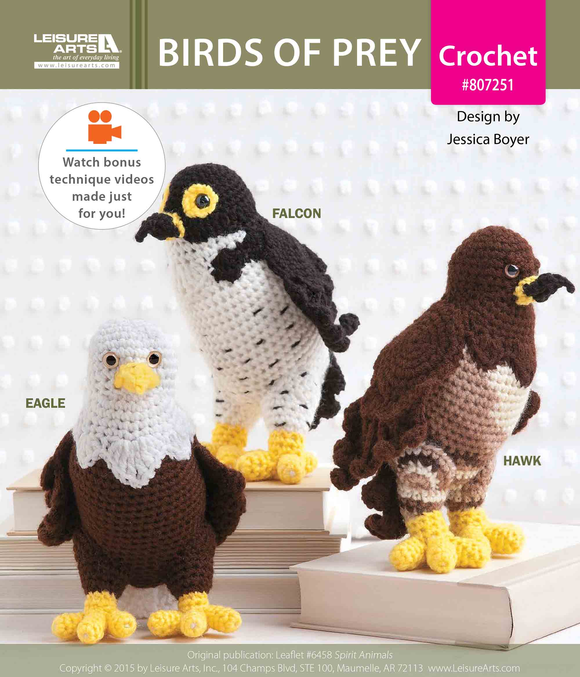 Leisure Arts Birds of Prey Crochet ePattern