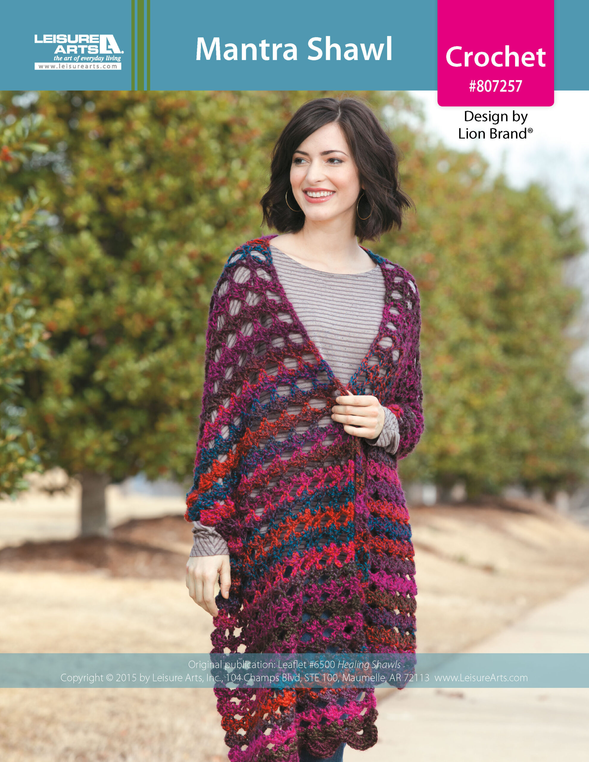 ePattern Leisure Arts Mantra Shawl