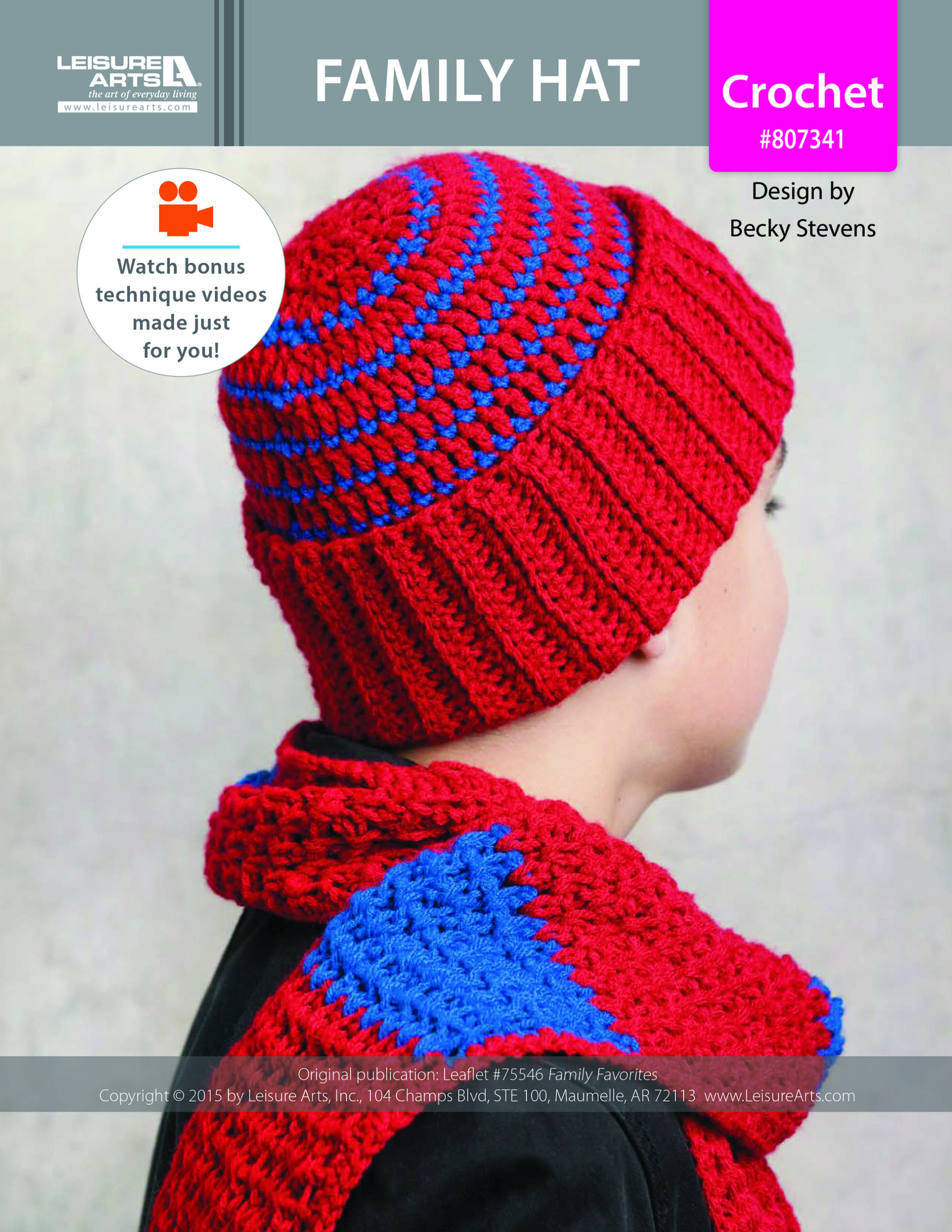 Leisure Arts ePattern Family Hat