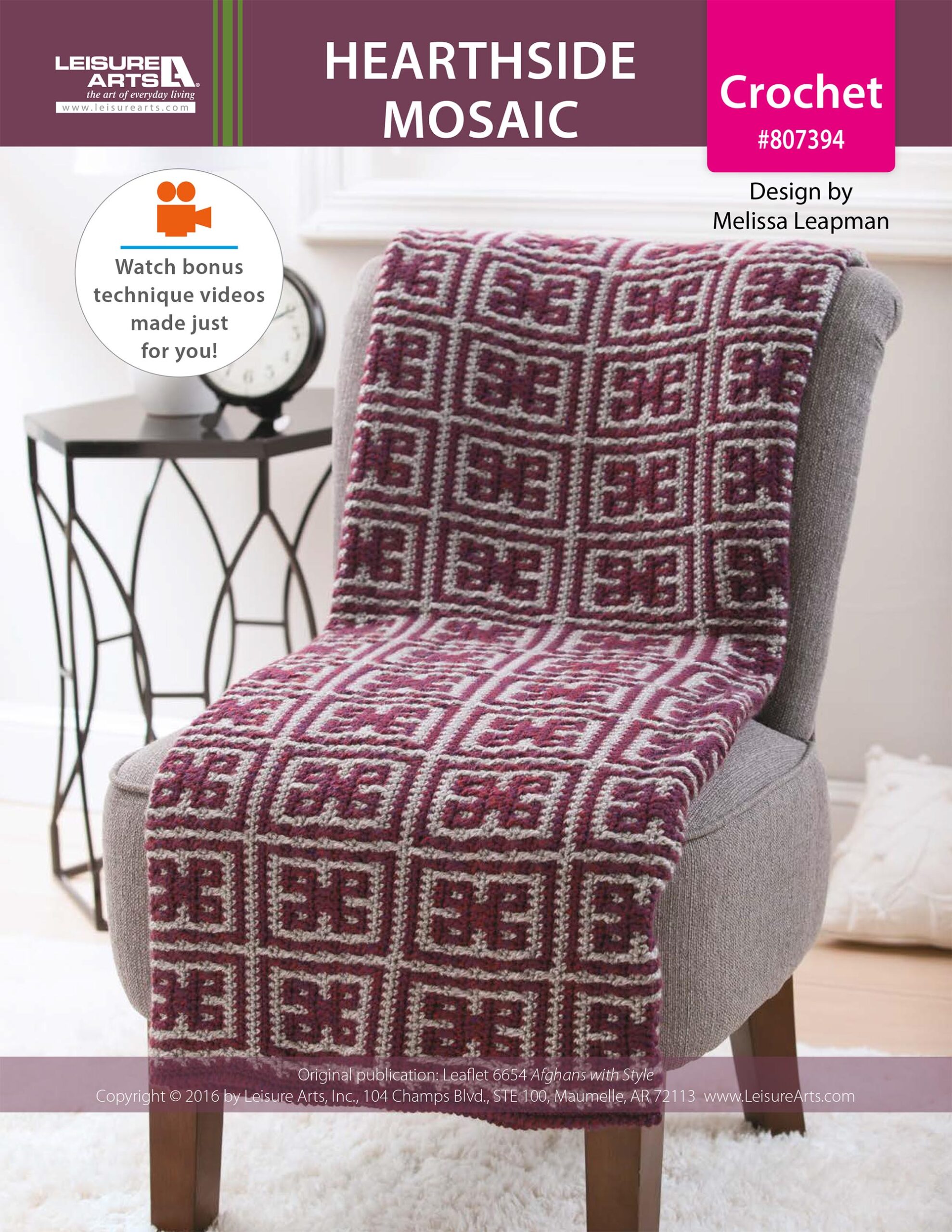 Leisure Arts Hearthside Mosaic ePattern