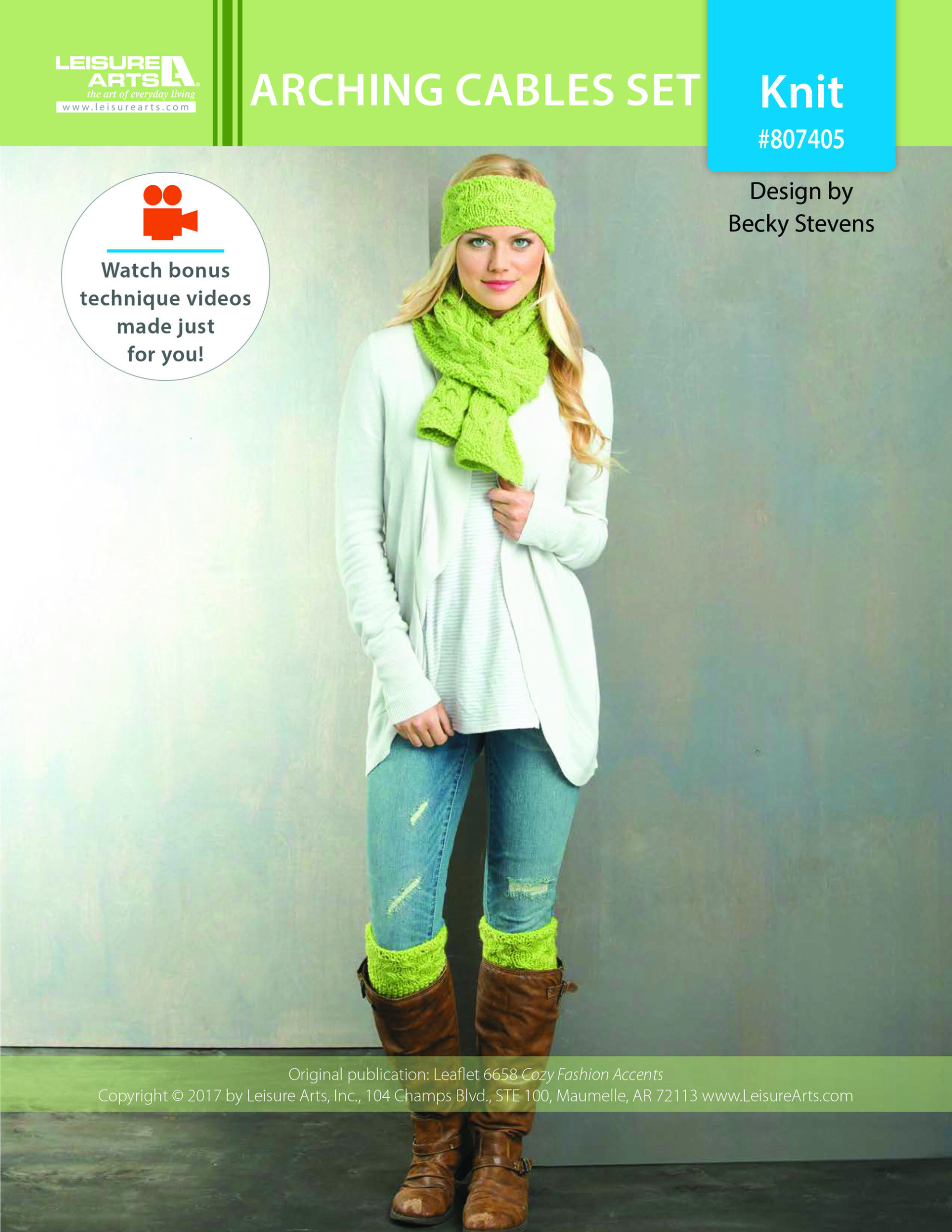 Leisure Arts ePattern Arching Cables Set