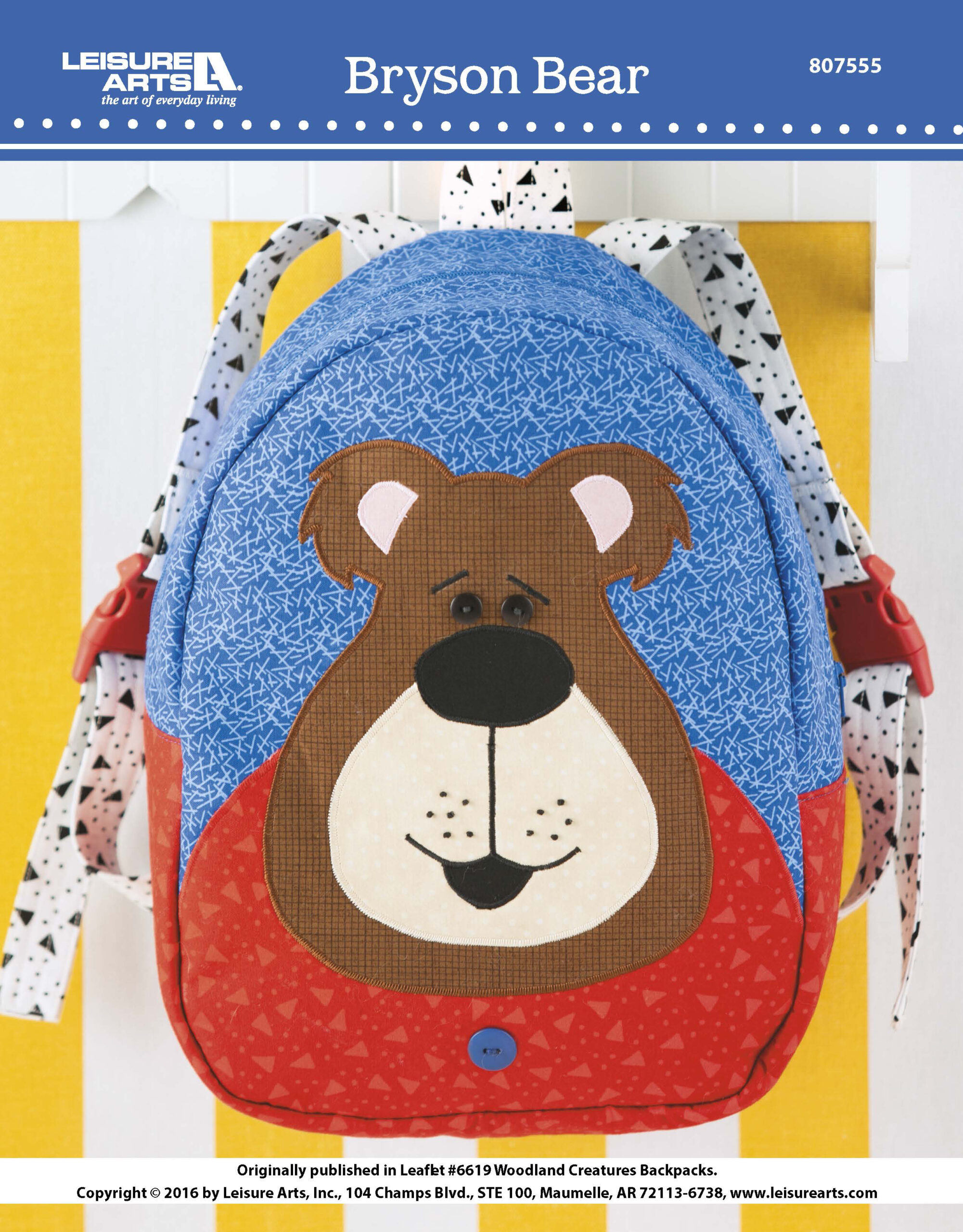 Leisure Arts ePattern Bryson Bear