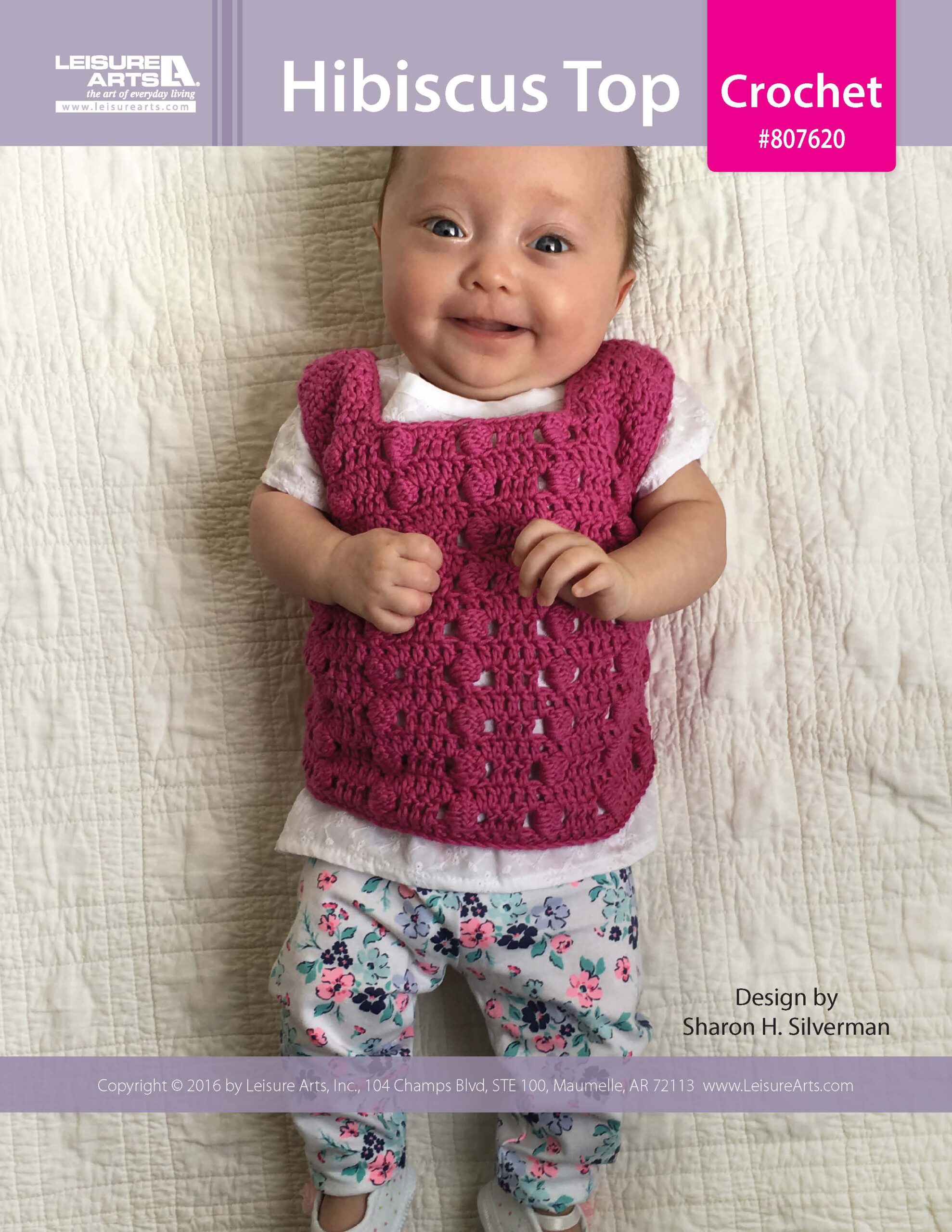 Leisure Arts Hibiscus Top Crochet ePattern