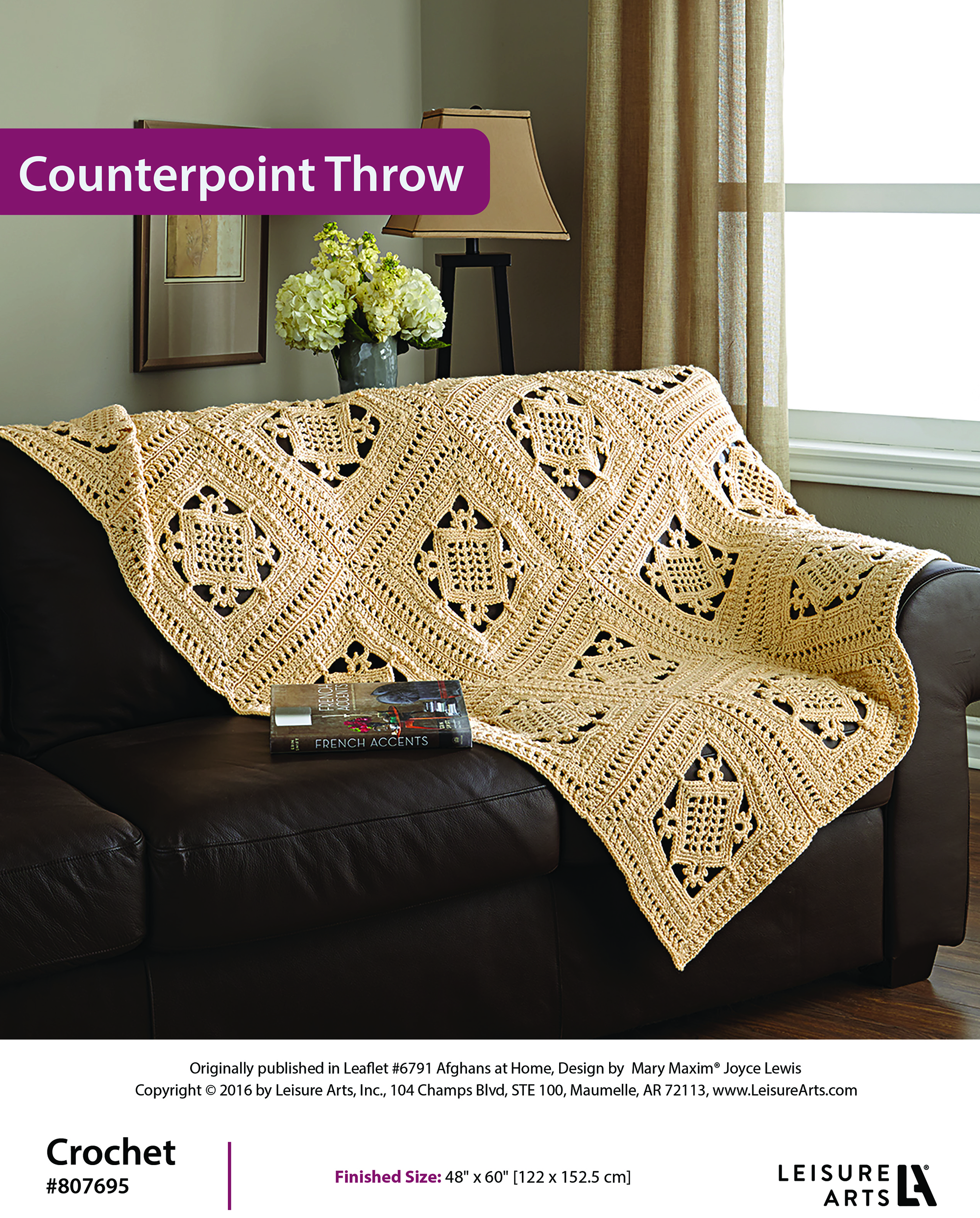 Leisure Arts ePattern Counterpoint Throw