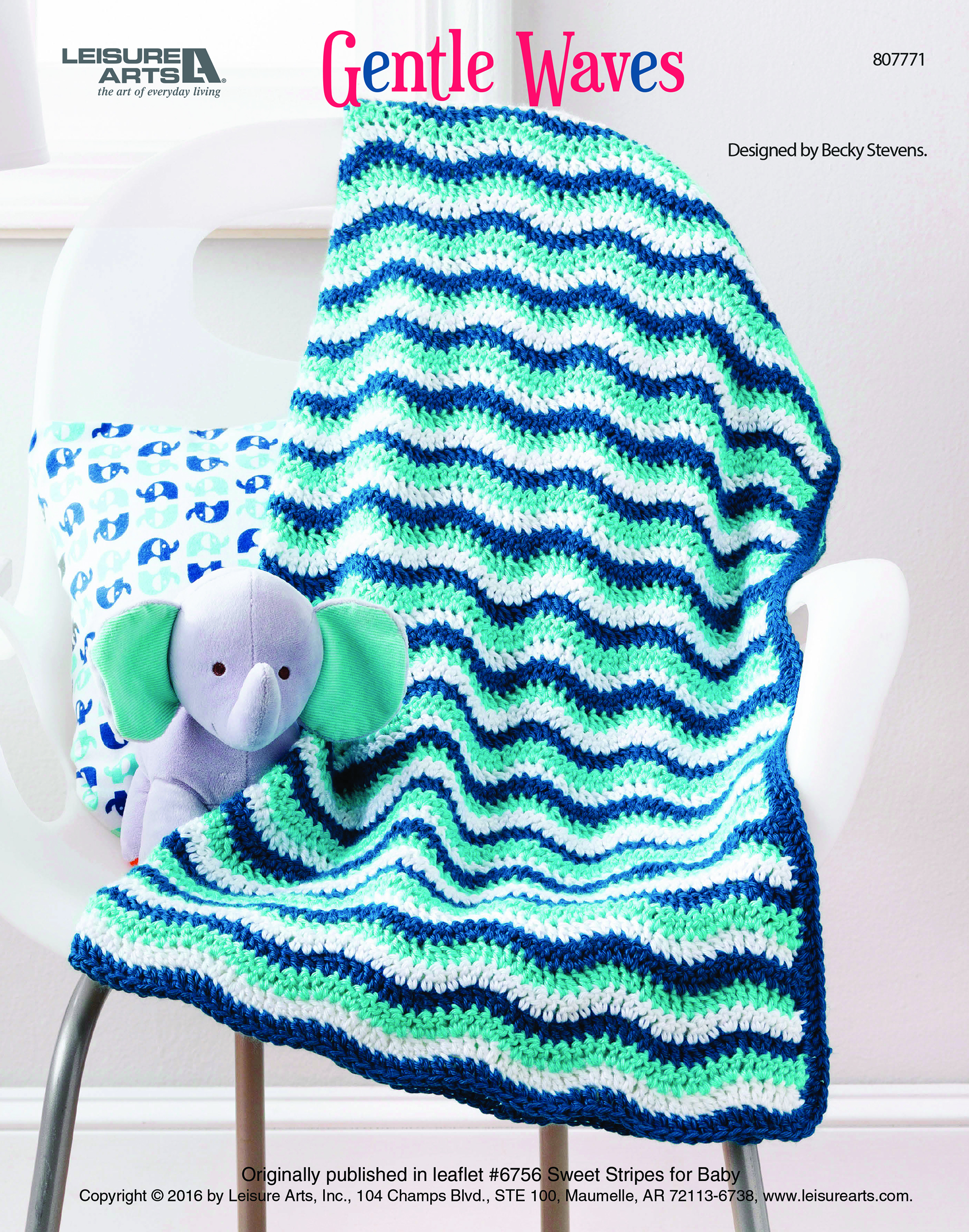 Leisure Arts ePattern Gentle Waves