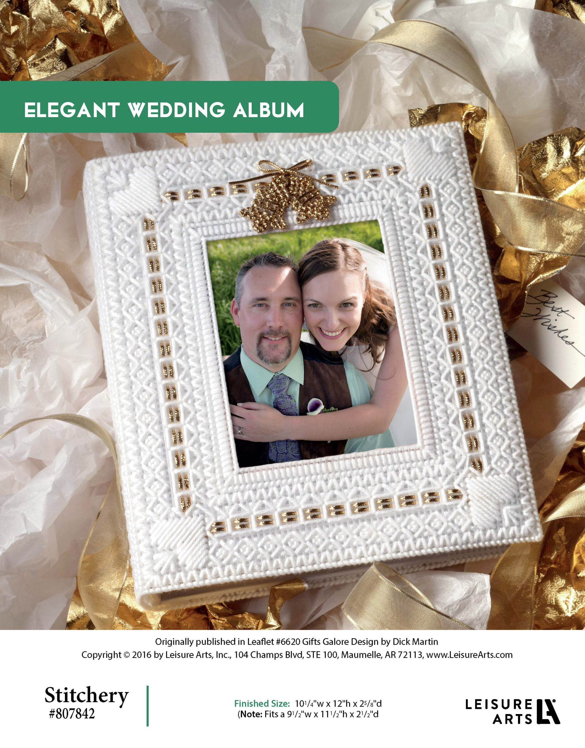 Leisure Arts Gifts Galore In Plastic Canvas Elegant Wedding Album ePattern