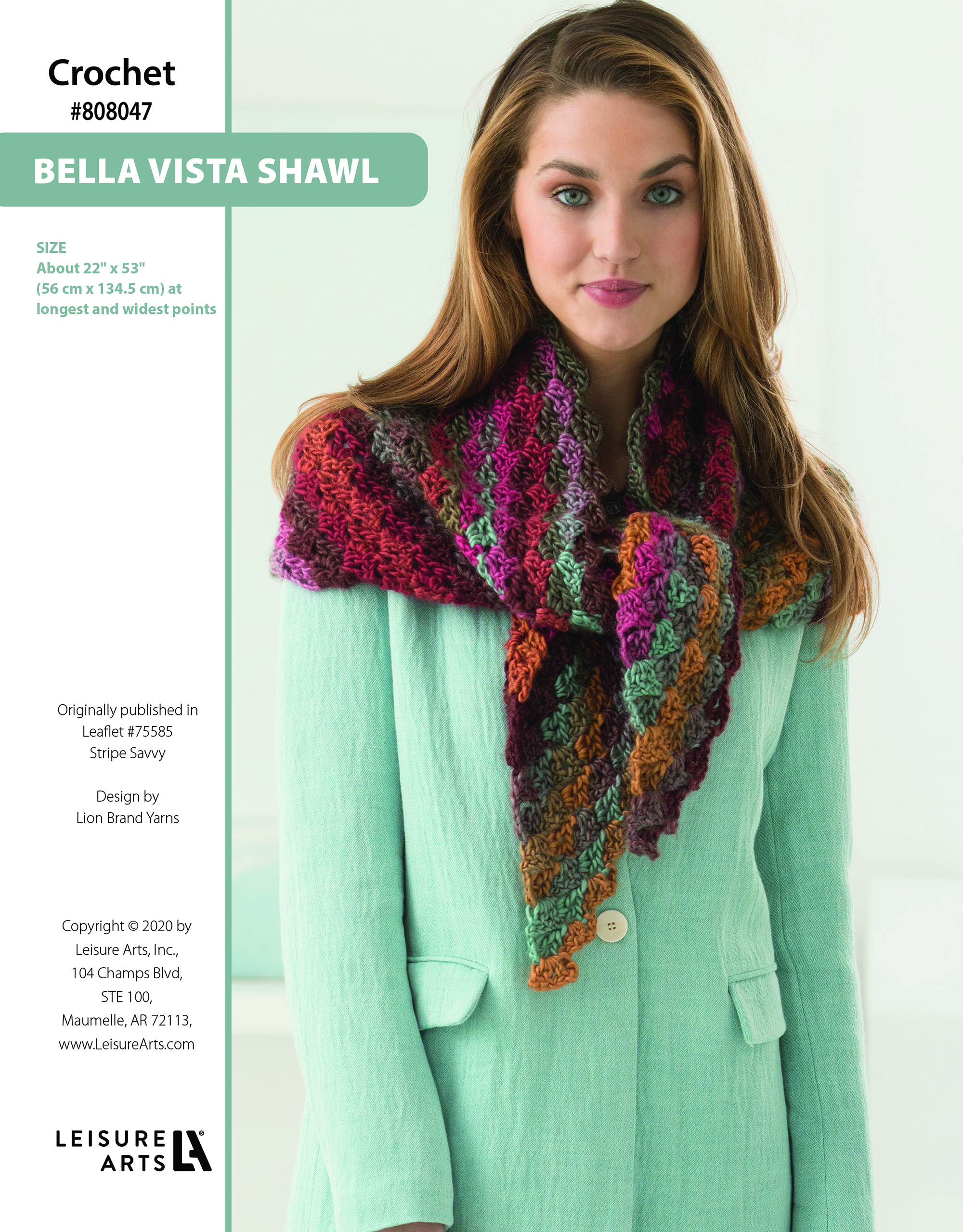 Leisure Arts ePattern Bella Vista Shawl