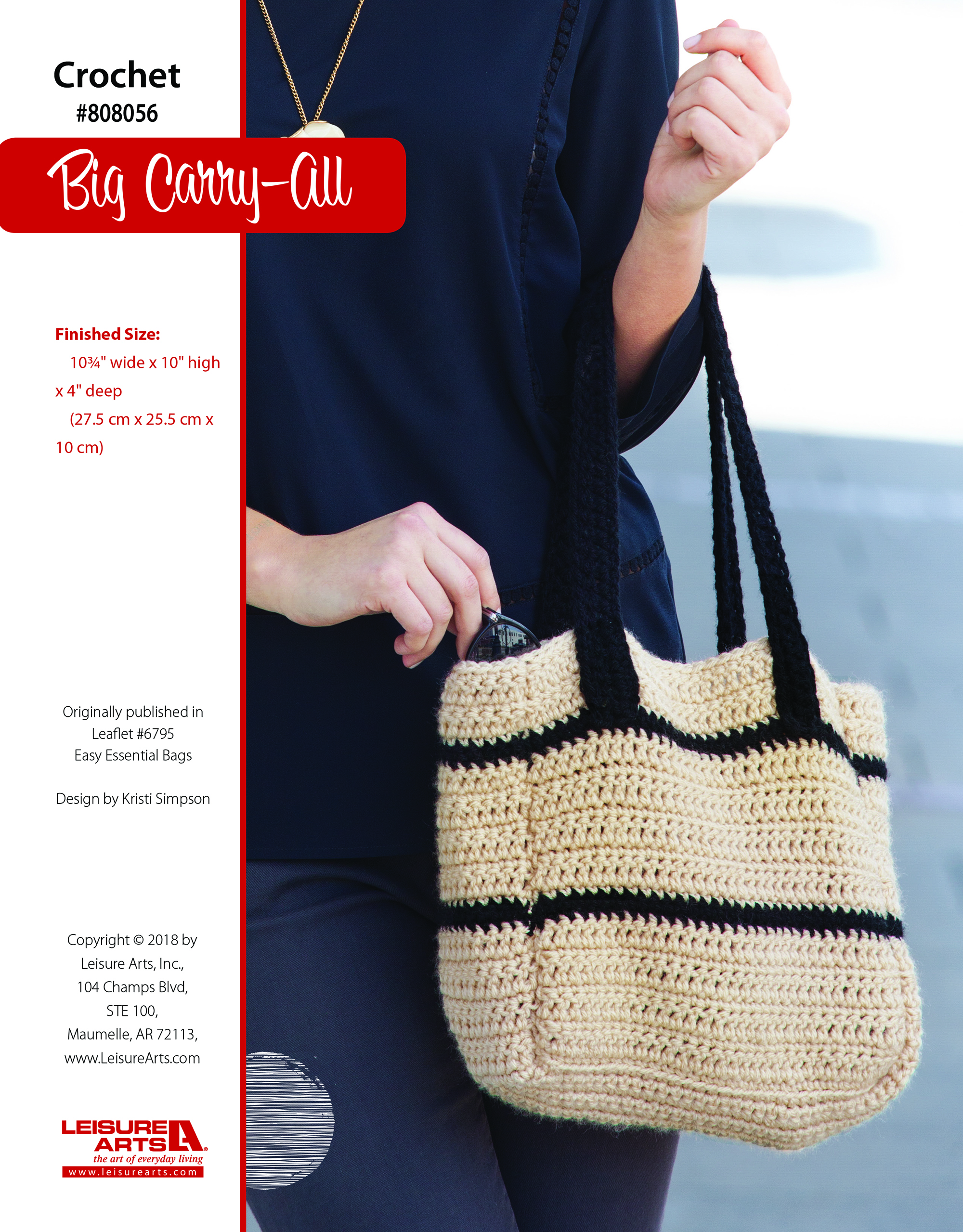 Leisure Arts ePattern Big CarryAll