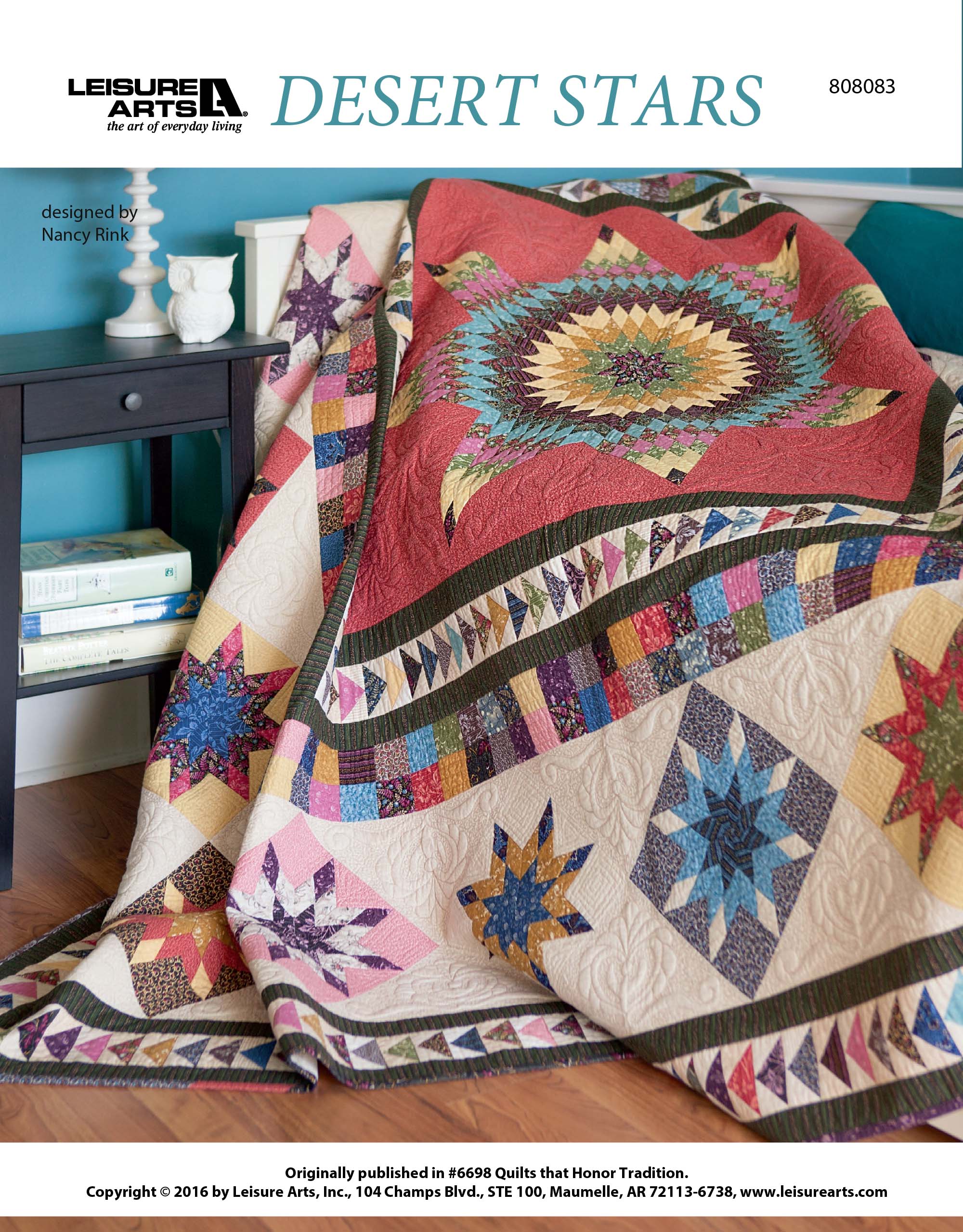 Leisure Arts Quilts That Honor Tradition Desert Stars ePattern