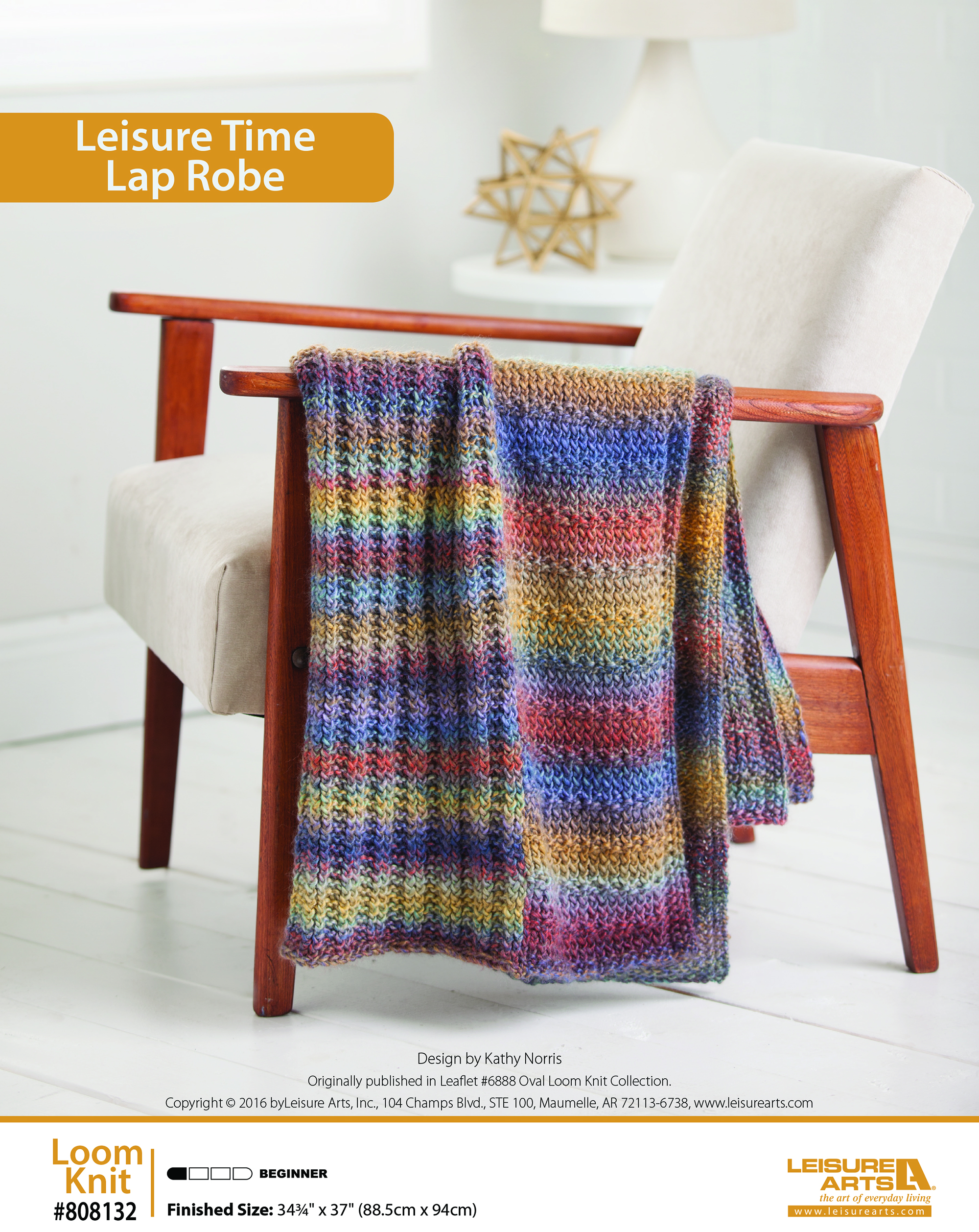 Leisure Arts ePattern Leisure Time Lap Robe