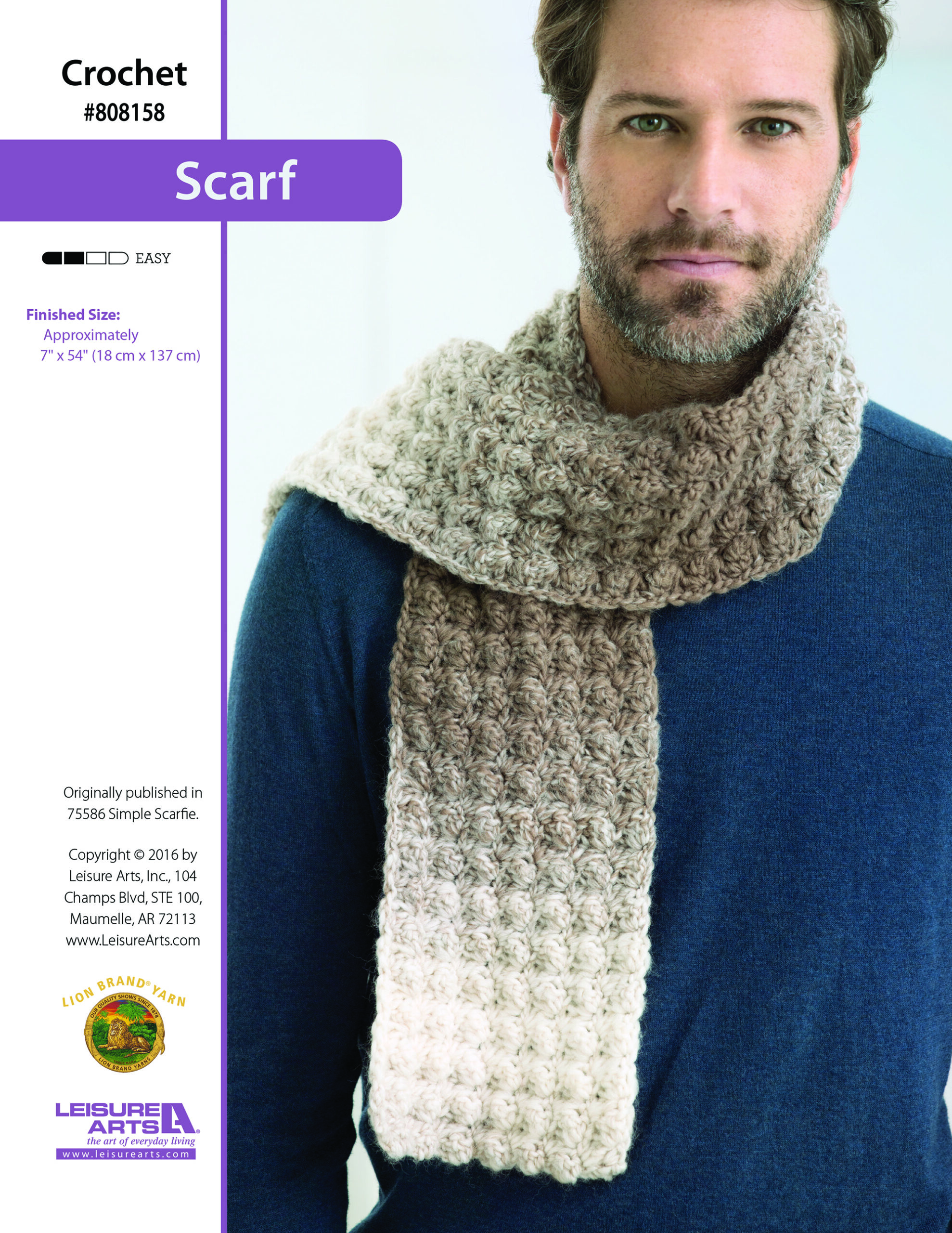 Leisure Arts ePattern Scarf