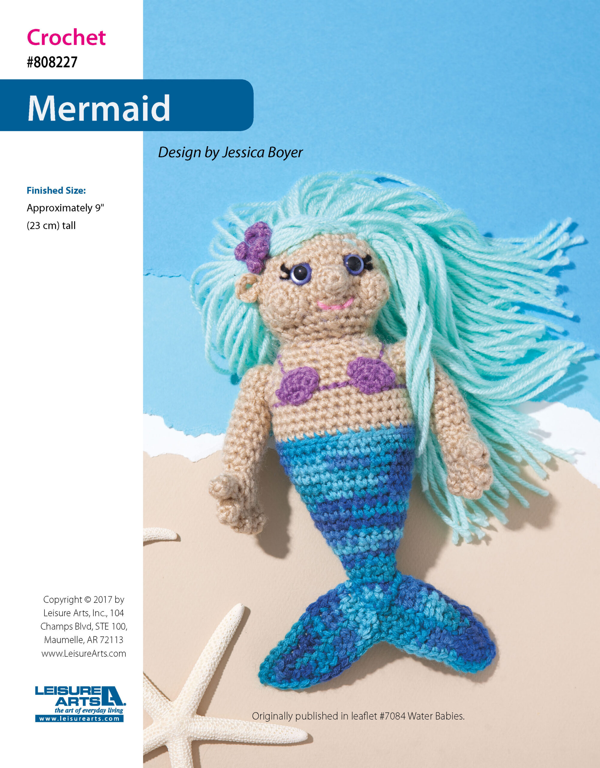 Leisure Arts ePattern Marmaid Water Babies Amigurumi