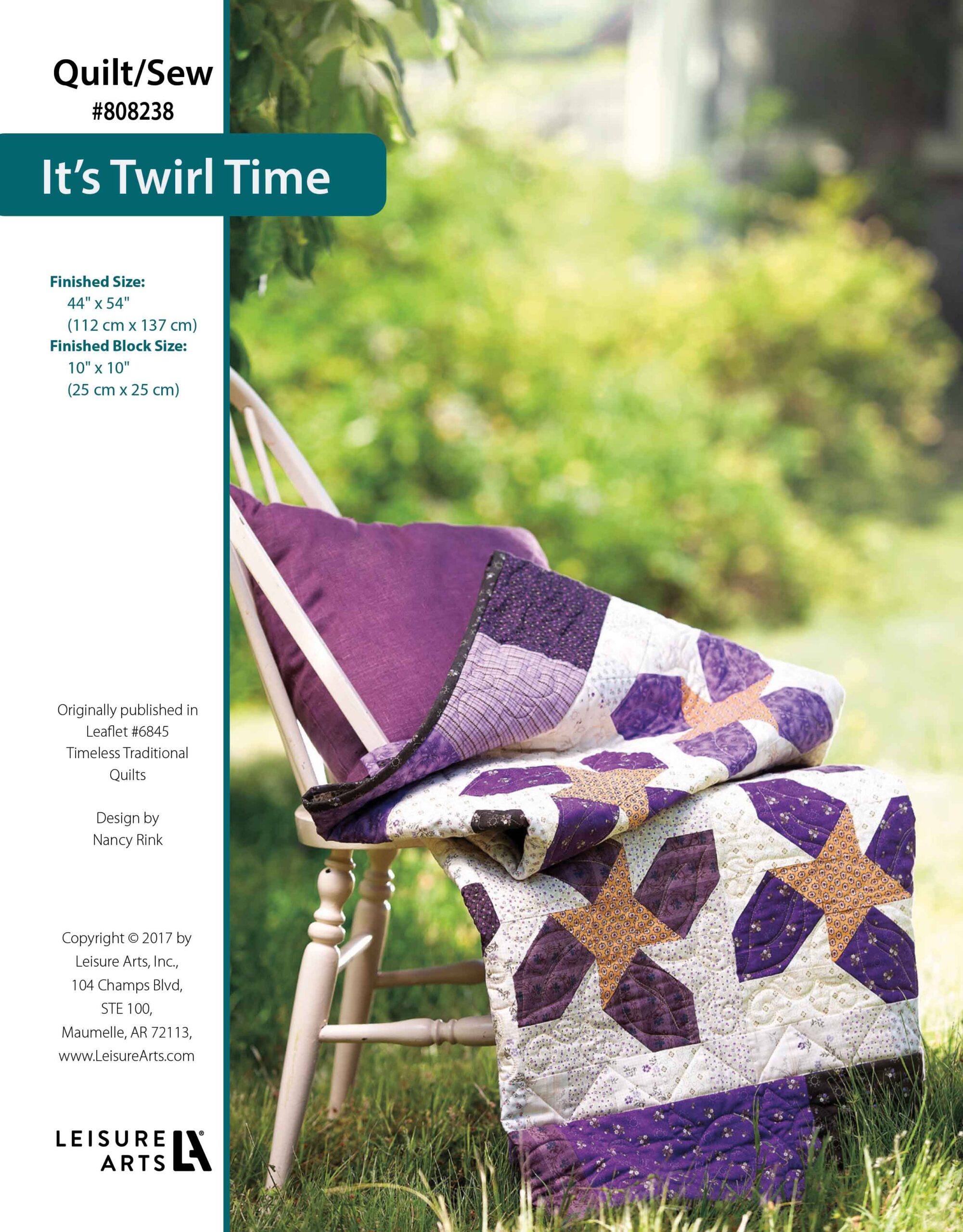 Leisure Arts Timeless Traditional Quilts Its Twirl Time ePattern