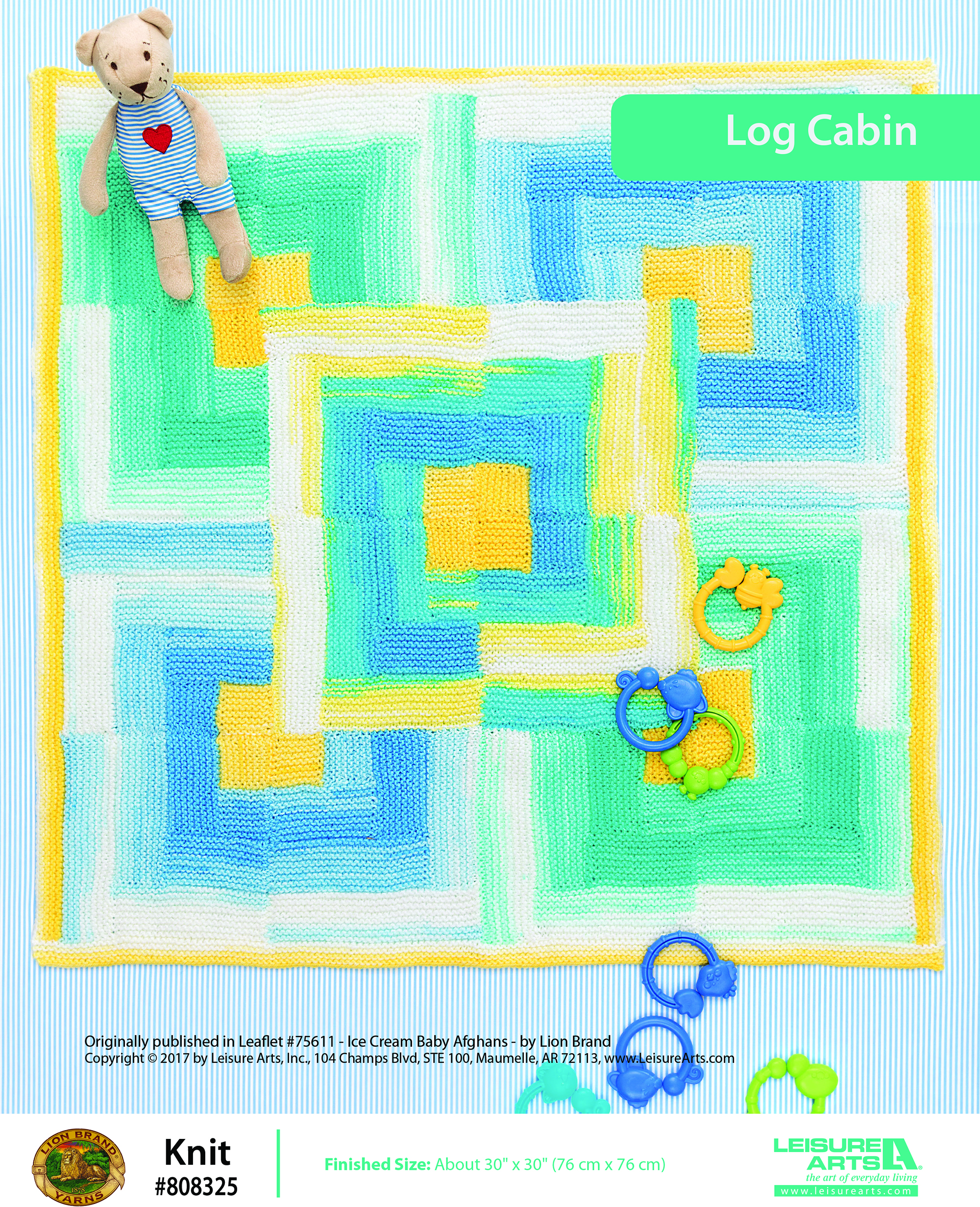 Leisure Arts ePattern Log Cabin.