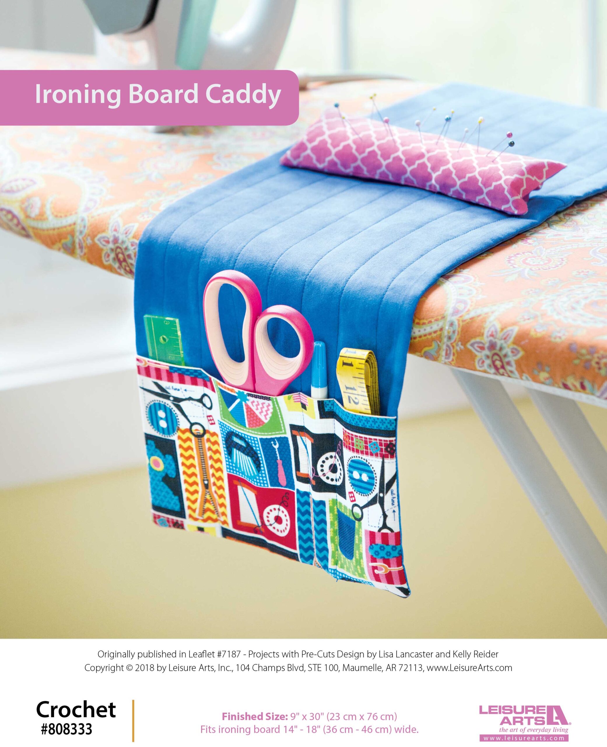 Leisure Arts Projects With PreCuts Quilt And Sew Ironing Board Caddy ePattern