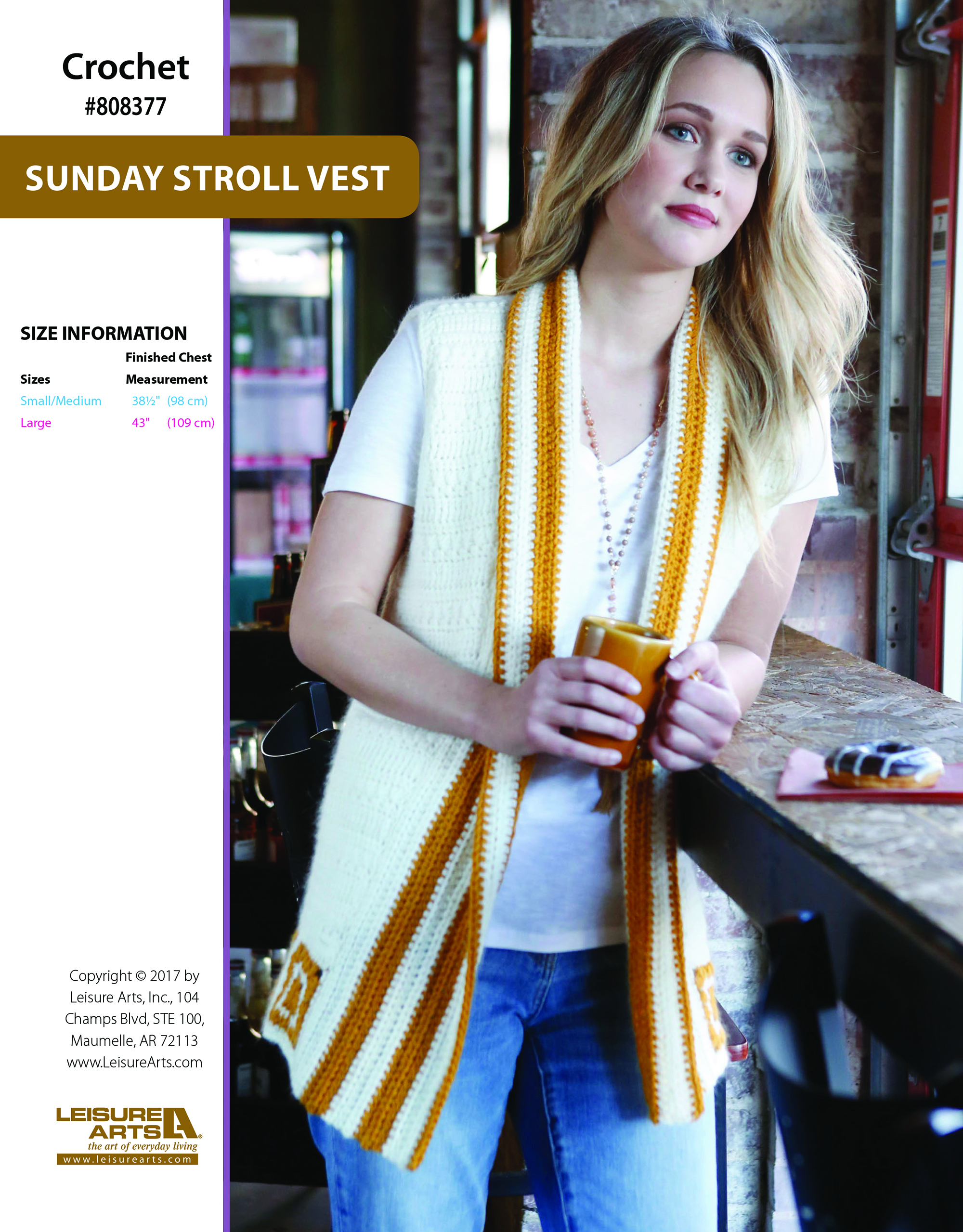 Leisure Arts ePattern Sunday Stroll Vest