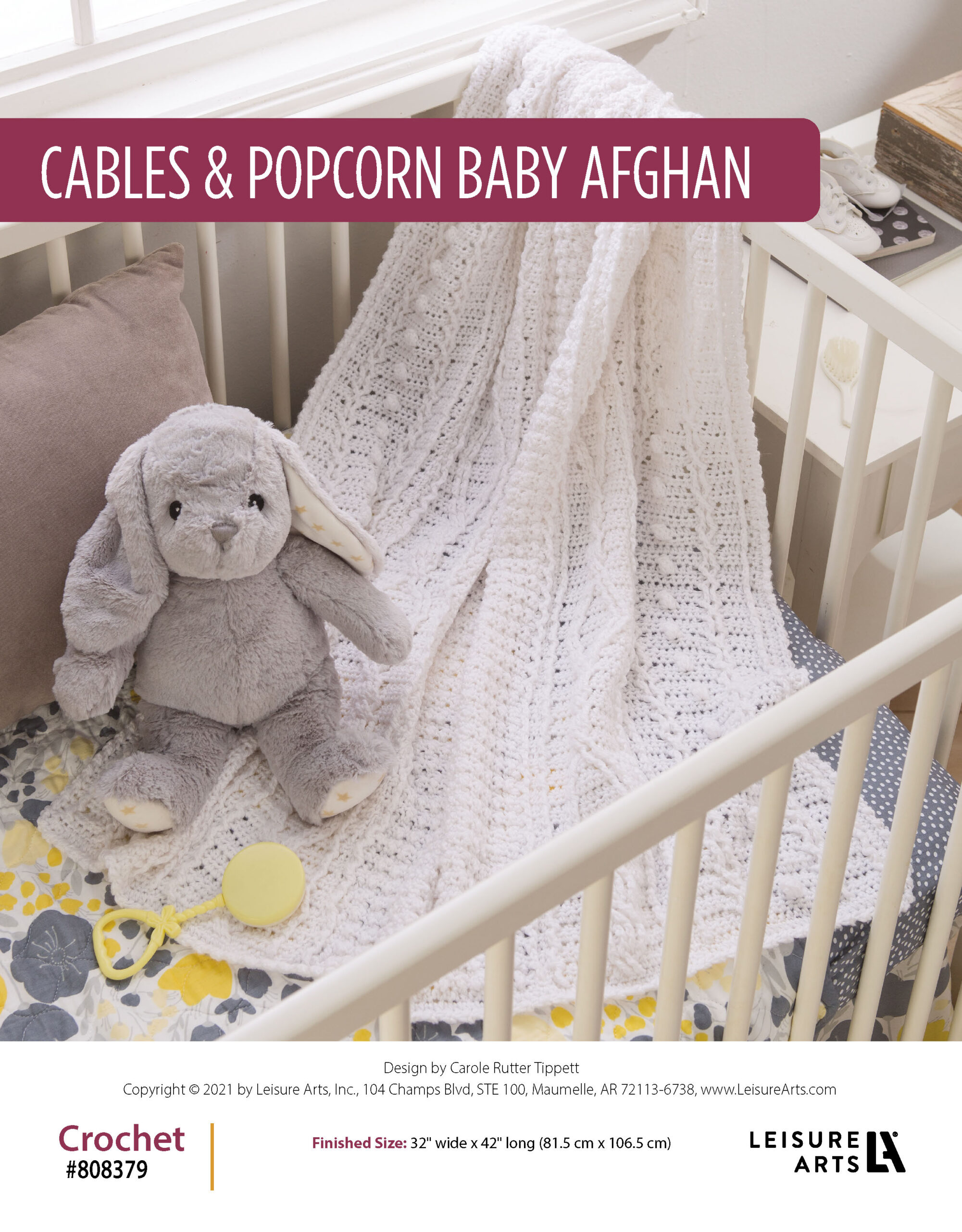 Leisure Arts ePattern White Baby Afghan