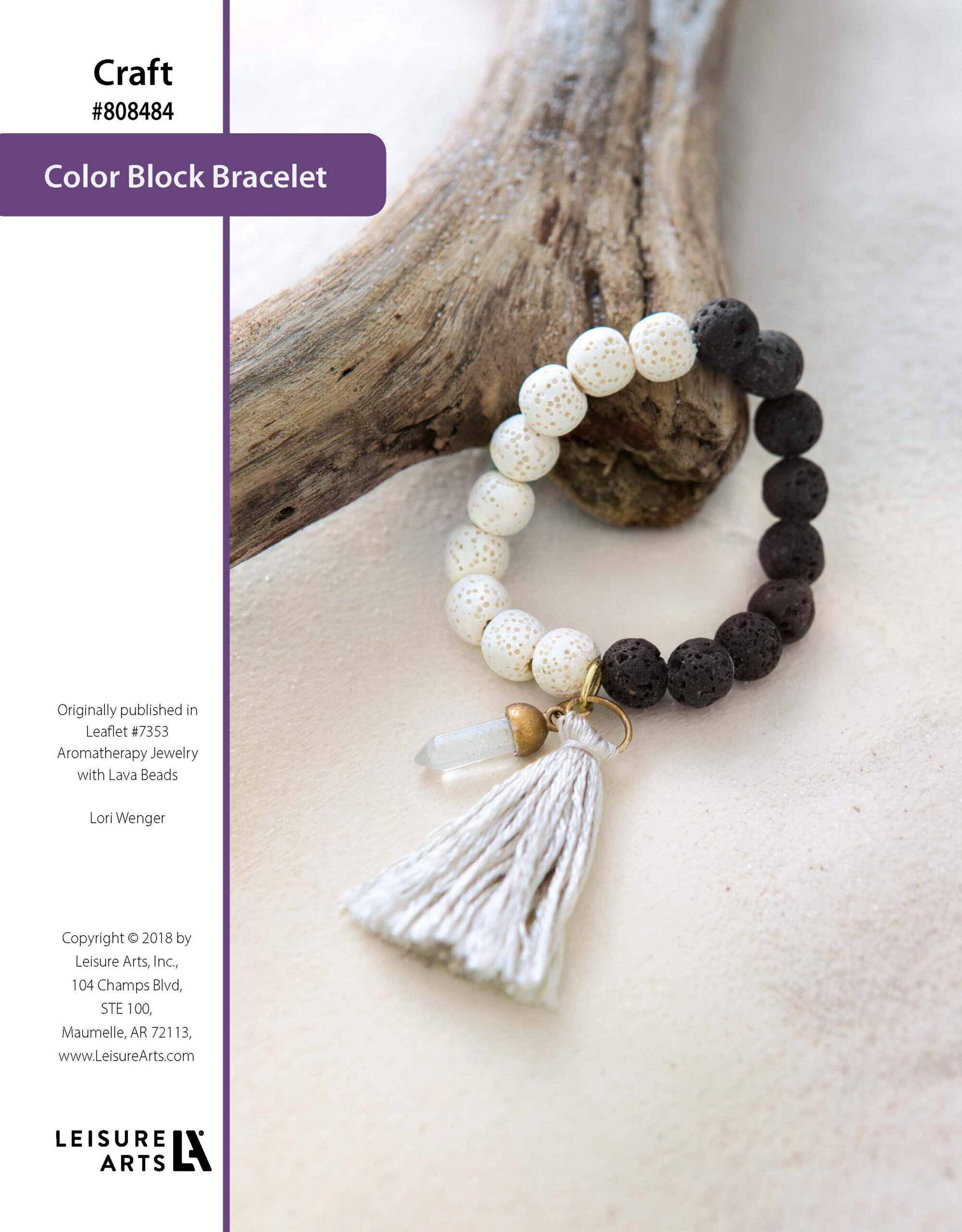 Leisure Arts ePattern Color Block Bracelet