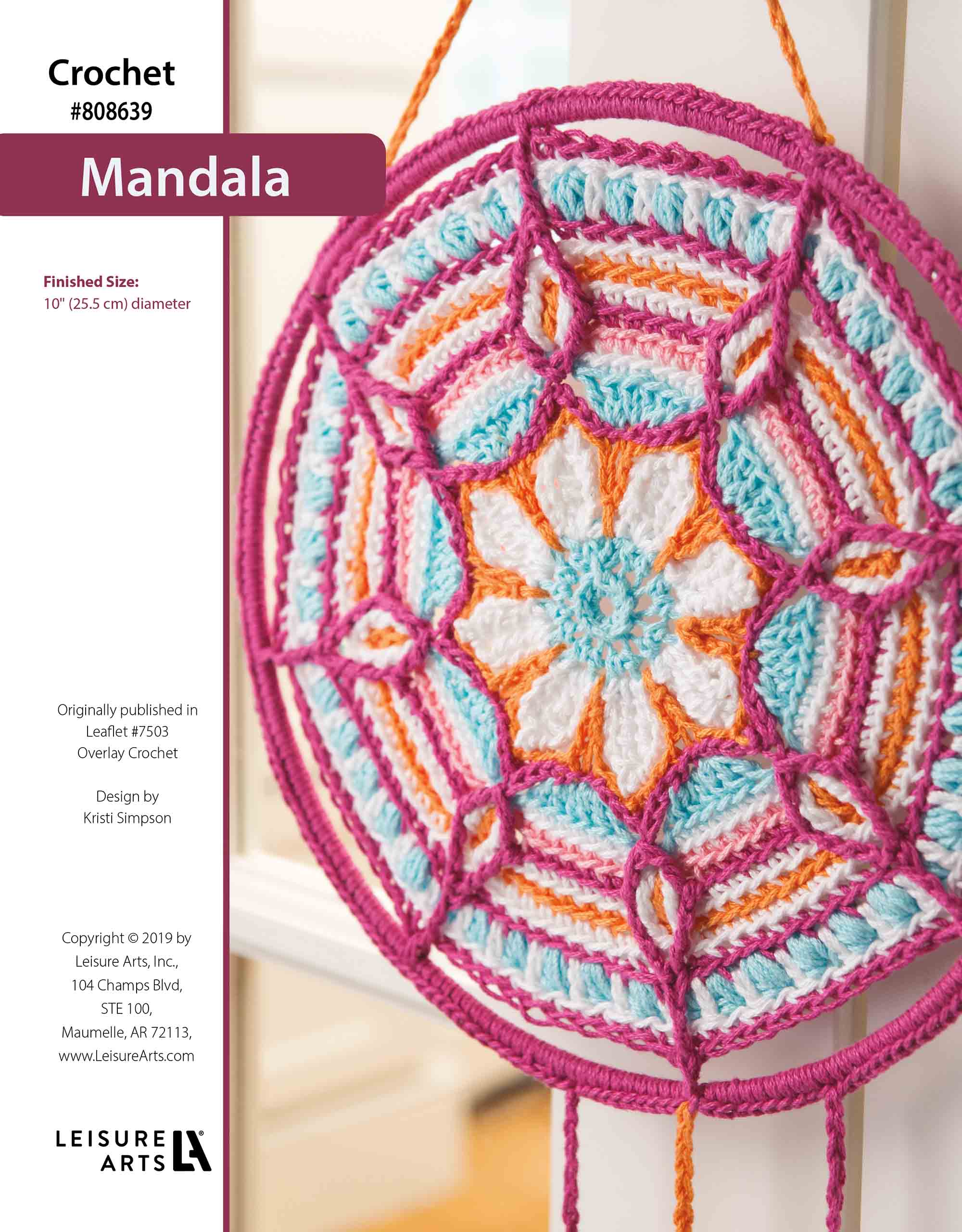 Leisure Arts Overlay Crochet Mandala ePattern