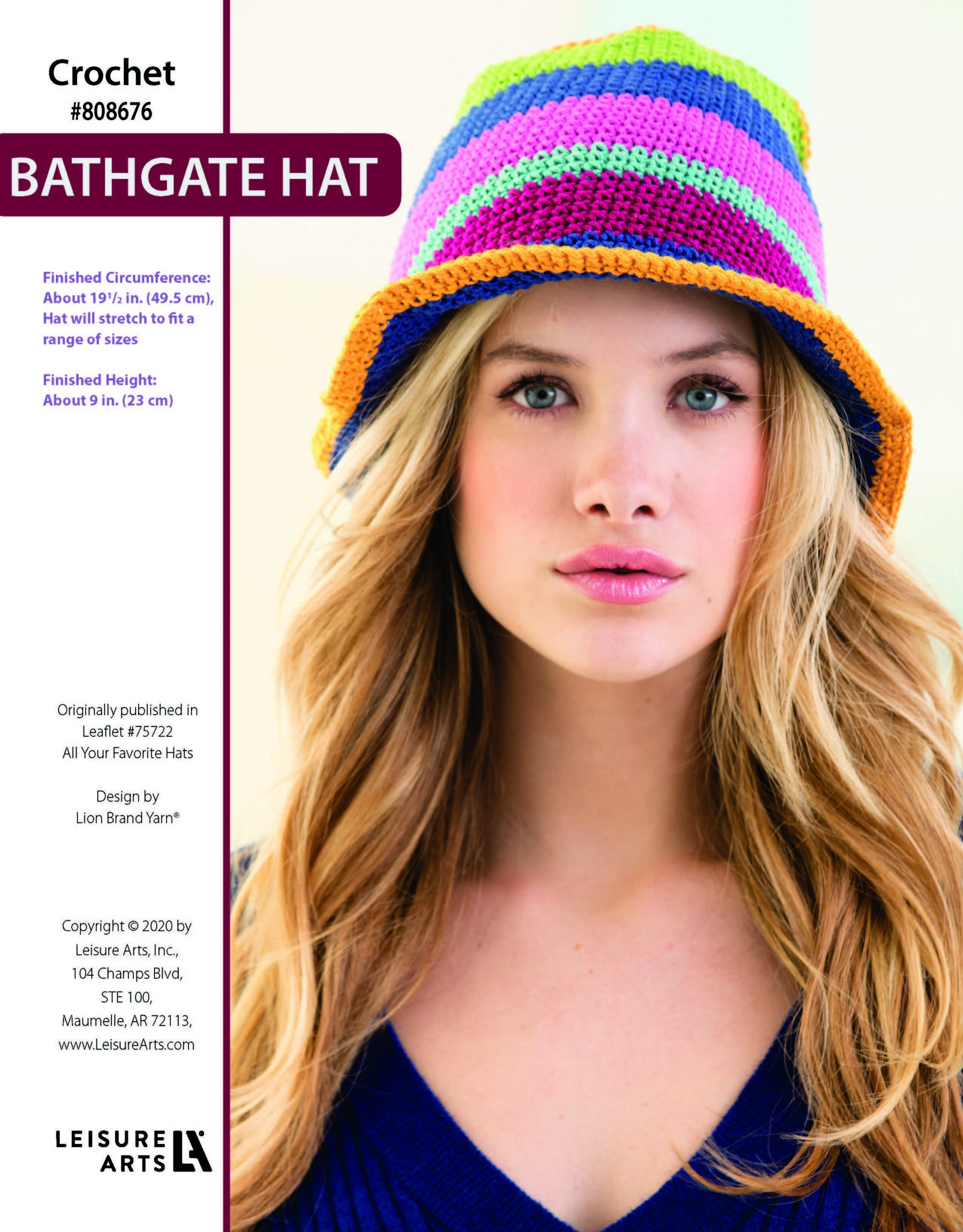Leisure Arts All Your Favorite Hats Bathgate Crochet ePattern