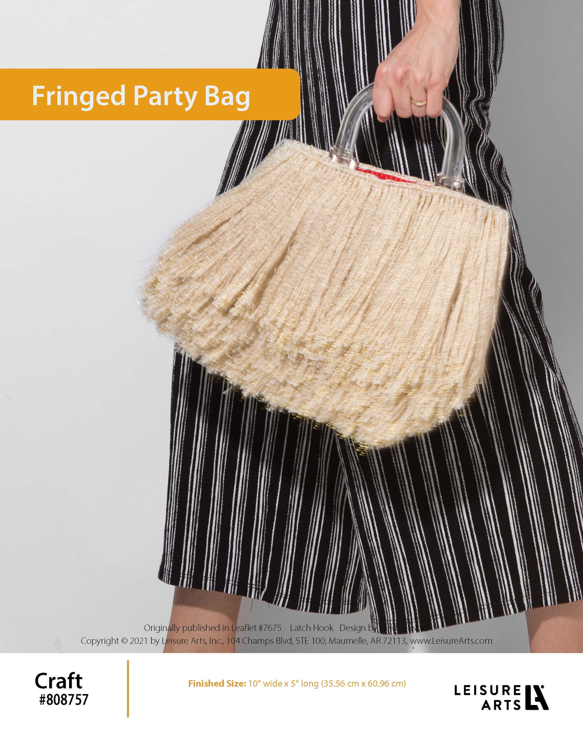 Leisure Arts ePattern Fringed Party Bag