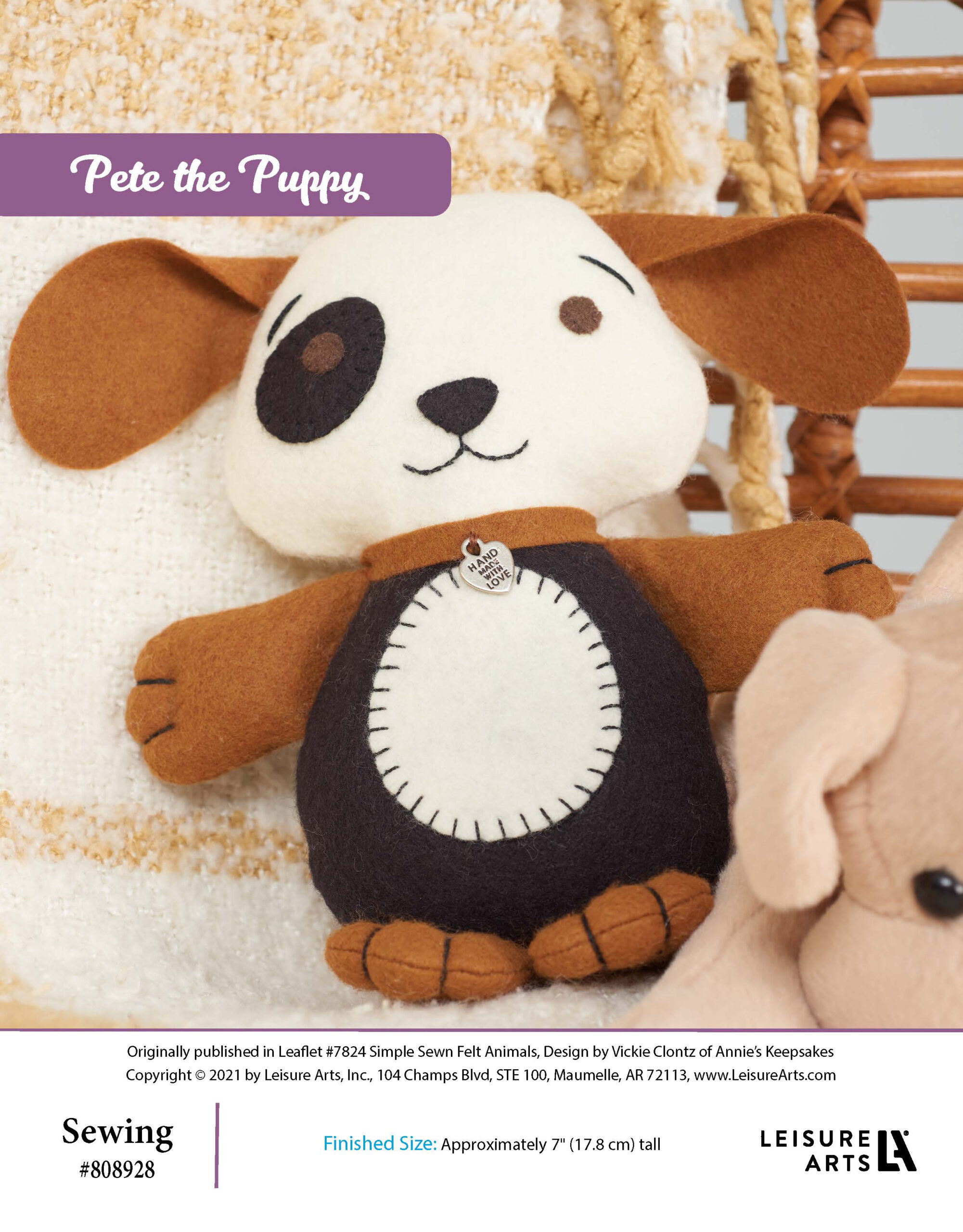 Leisure Arts ePattern Pete the Puppy