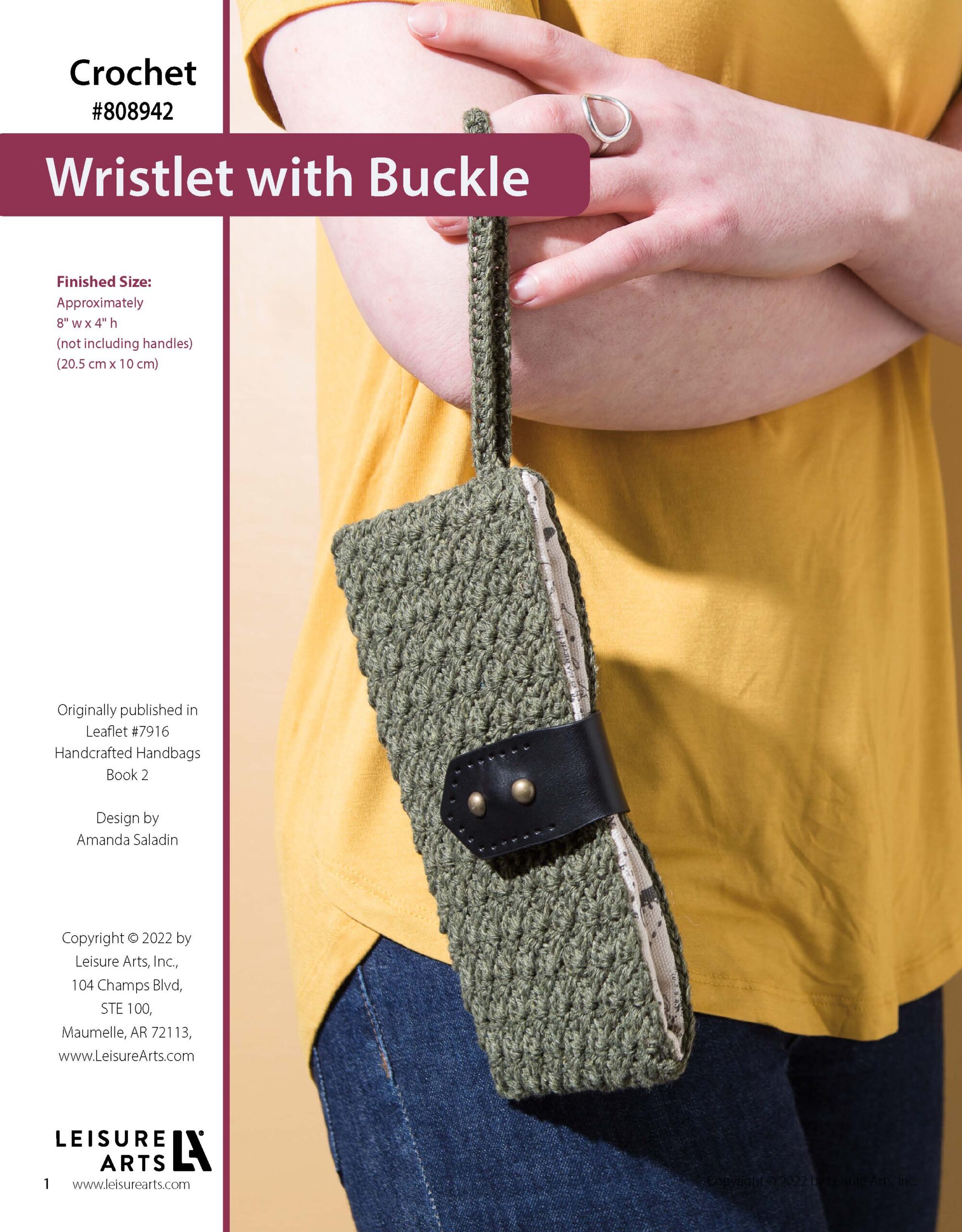 Leisure Arts Wristlet with Buckle ePattern
