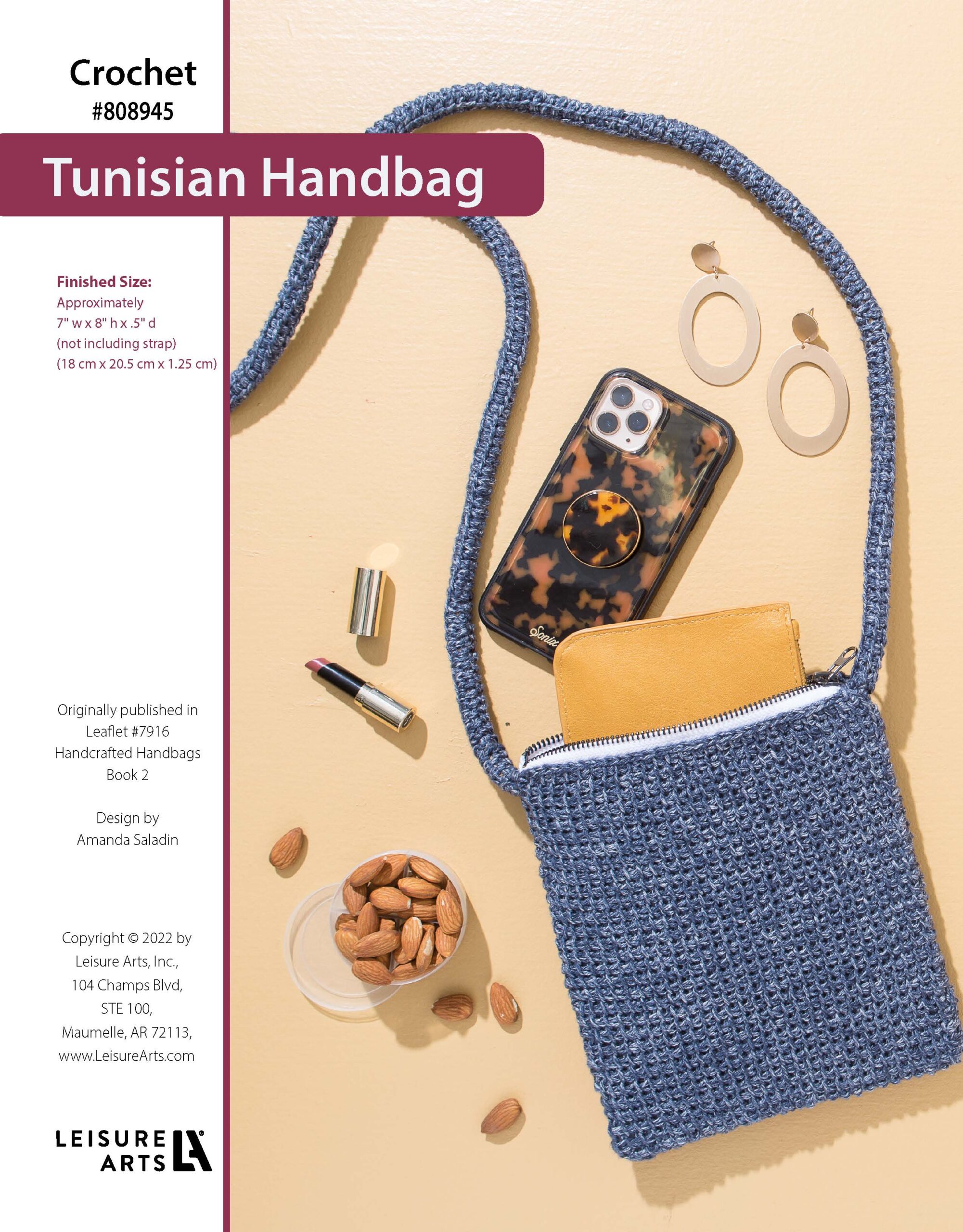 Leisure Arts Tunisian Handbag ePattern