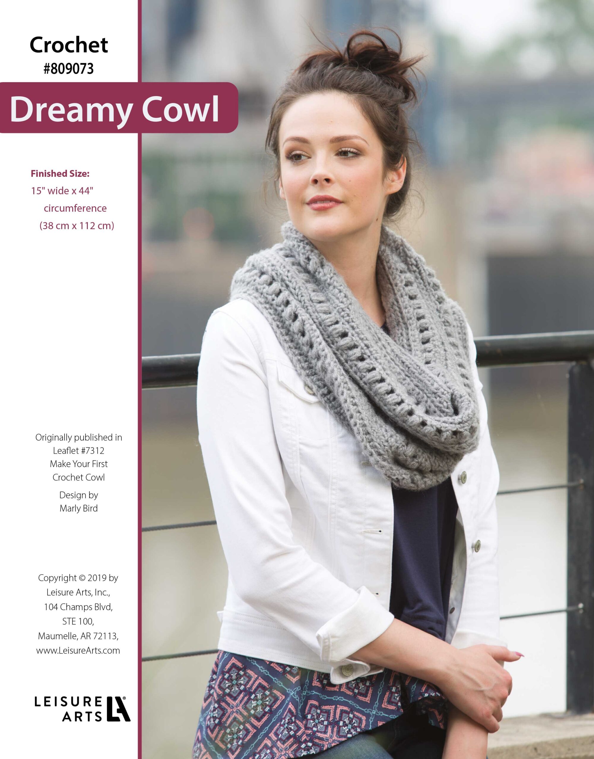 Leisure Arts Make Your First Crochet Cowls Dreamy ePattern