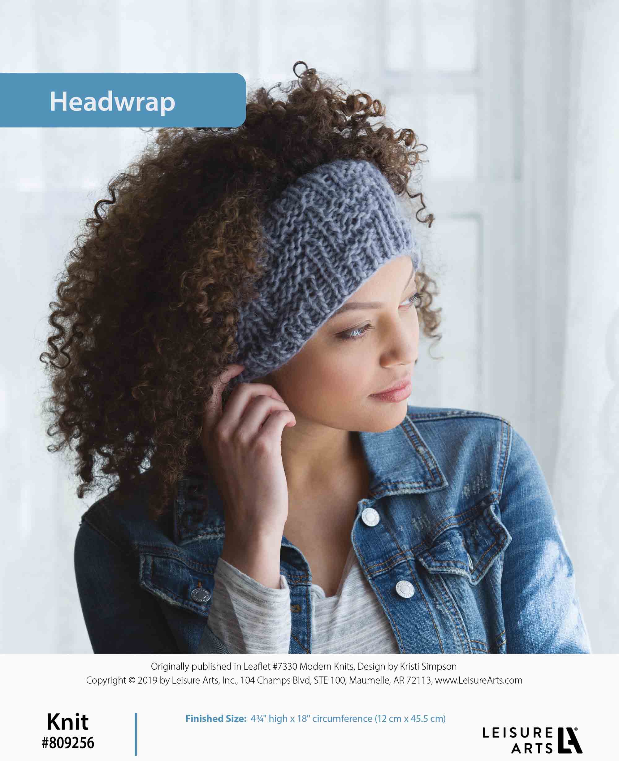 Leisure Arts Headwrap To Knit ePattern