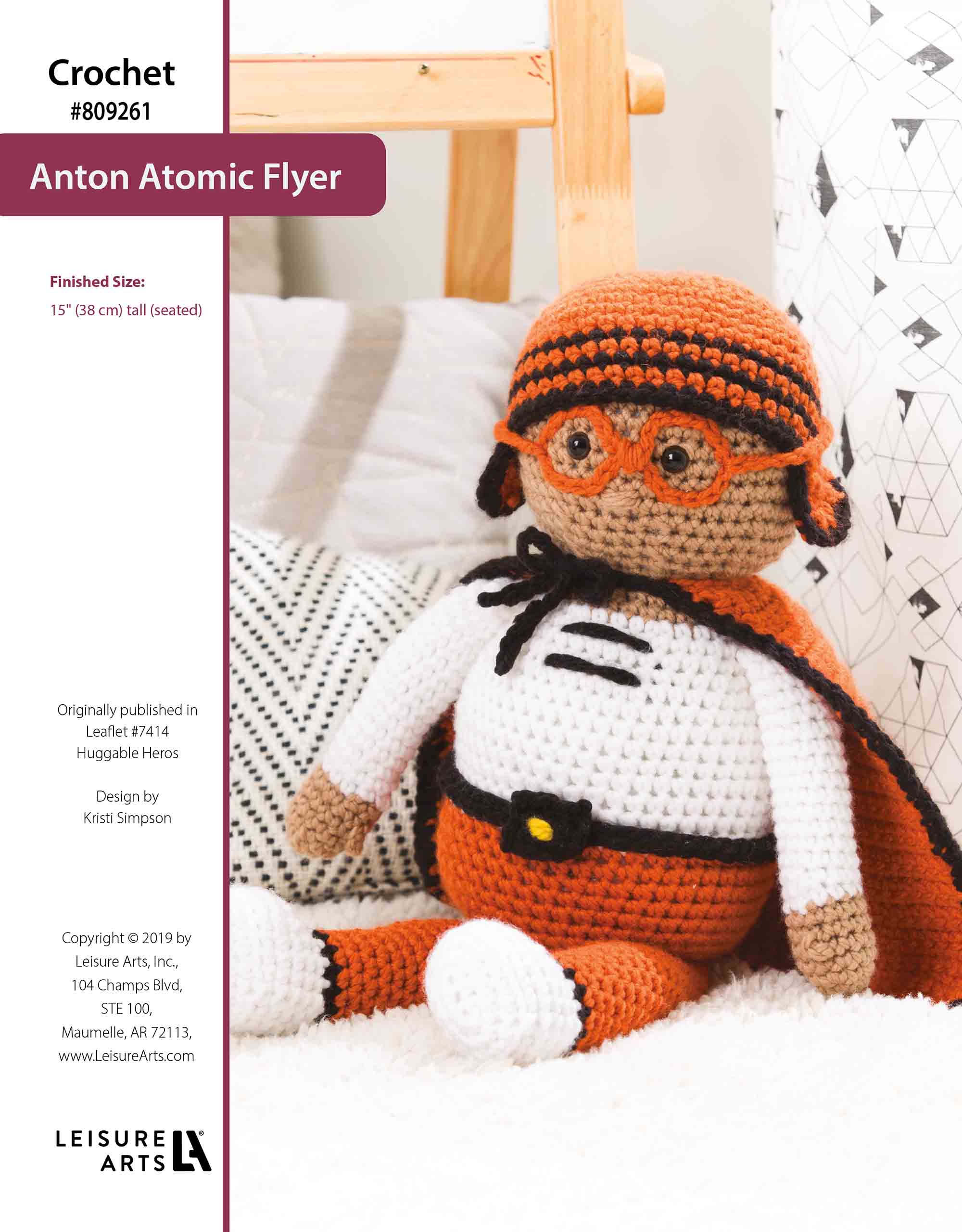 Leisure Arts Anton Atomic Flyer Crochet ePattern
