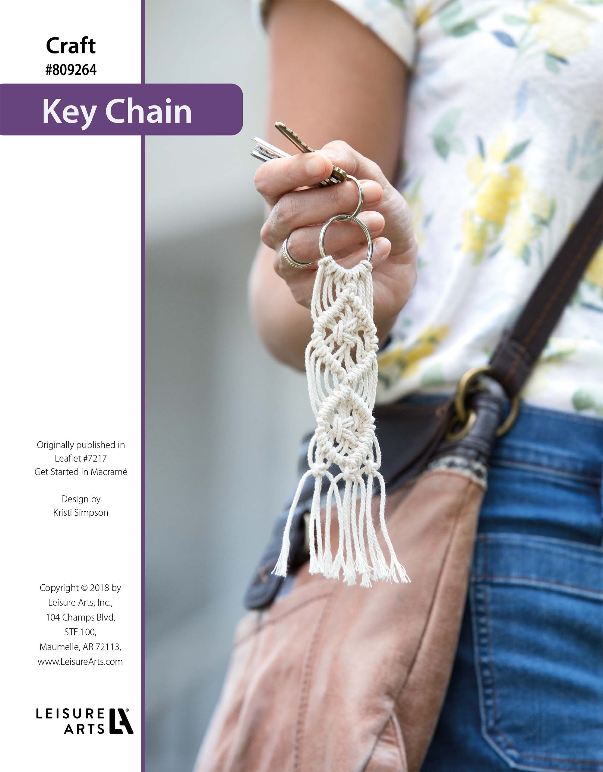 Leisure Arts Macrame Key Chain ePattern