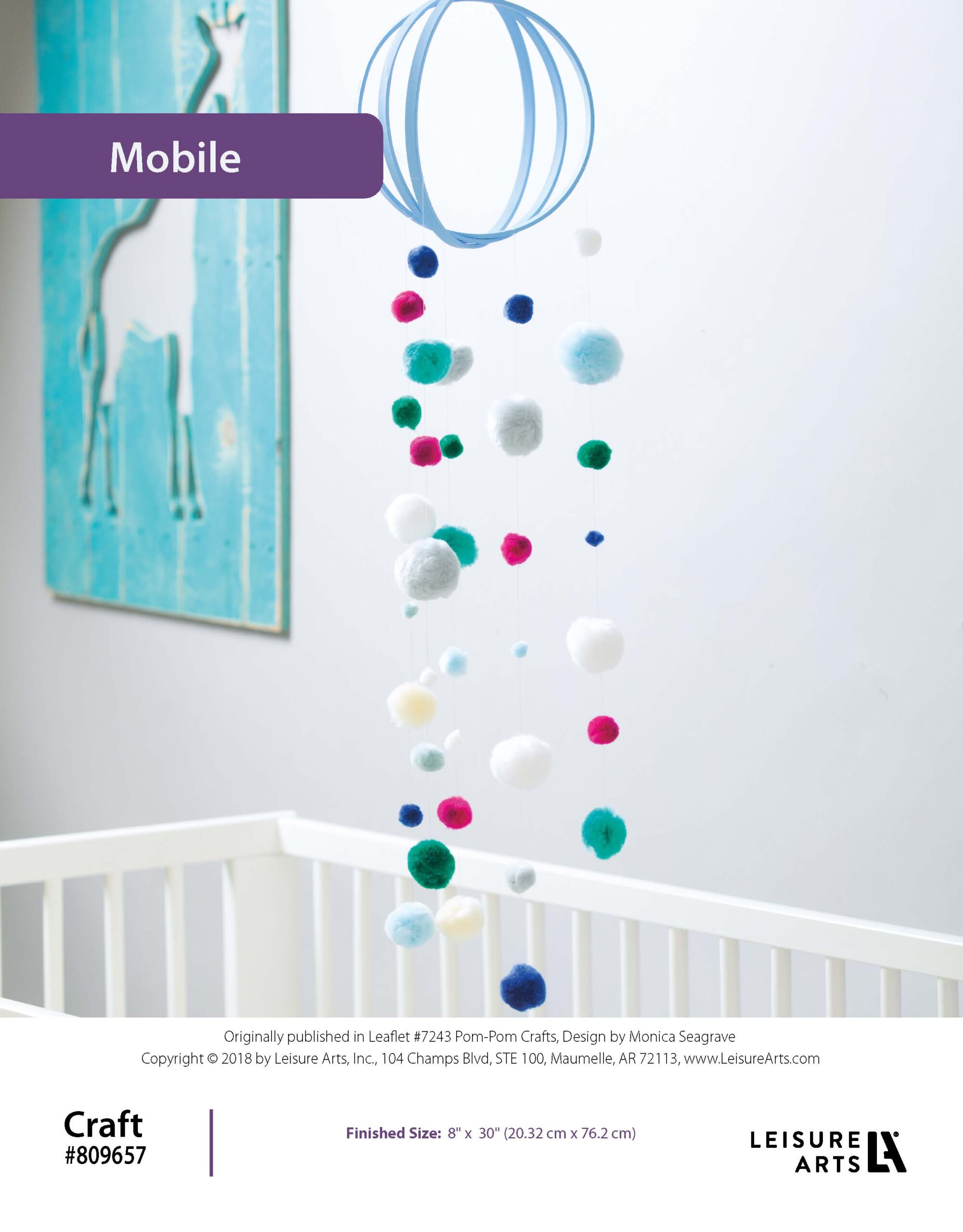 Leisure Arts ePattern Pom Pom Craft Mobile