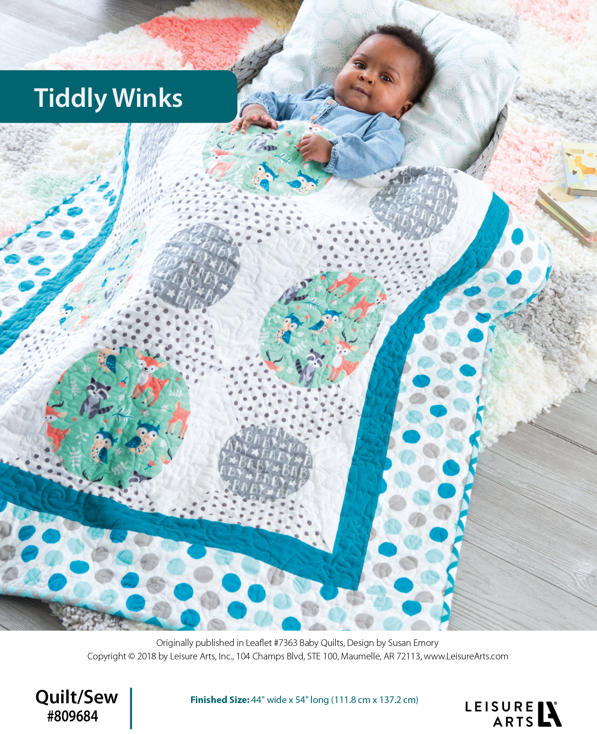Leisure Arts Baby Quilts Tiddlywinks ePattern