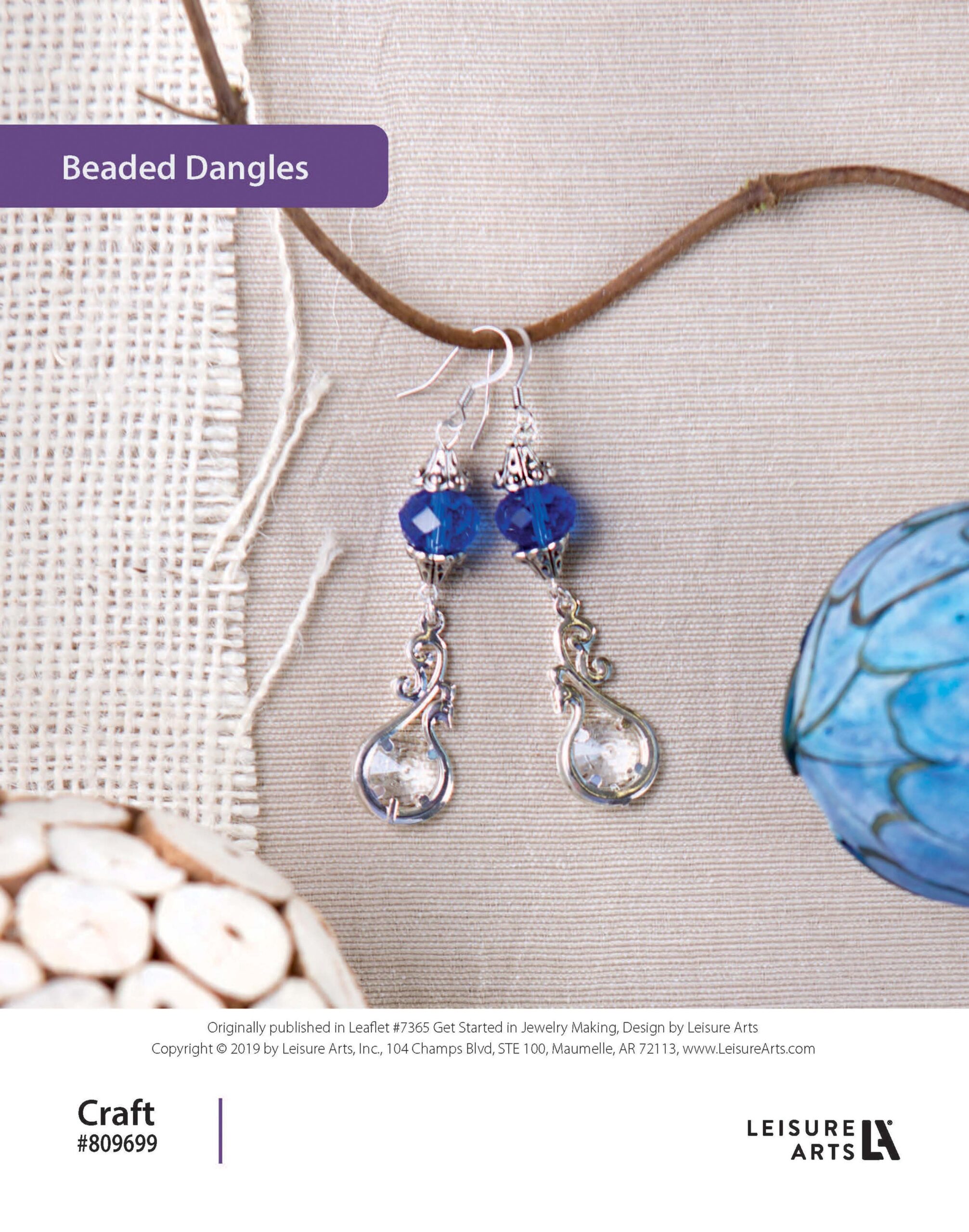 Leisure Arts Get Started In Jewelry Making Beaded Dangles ePattern