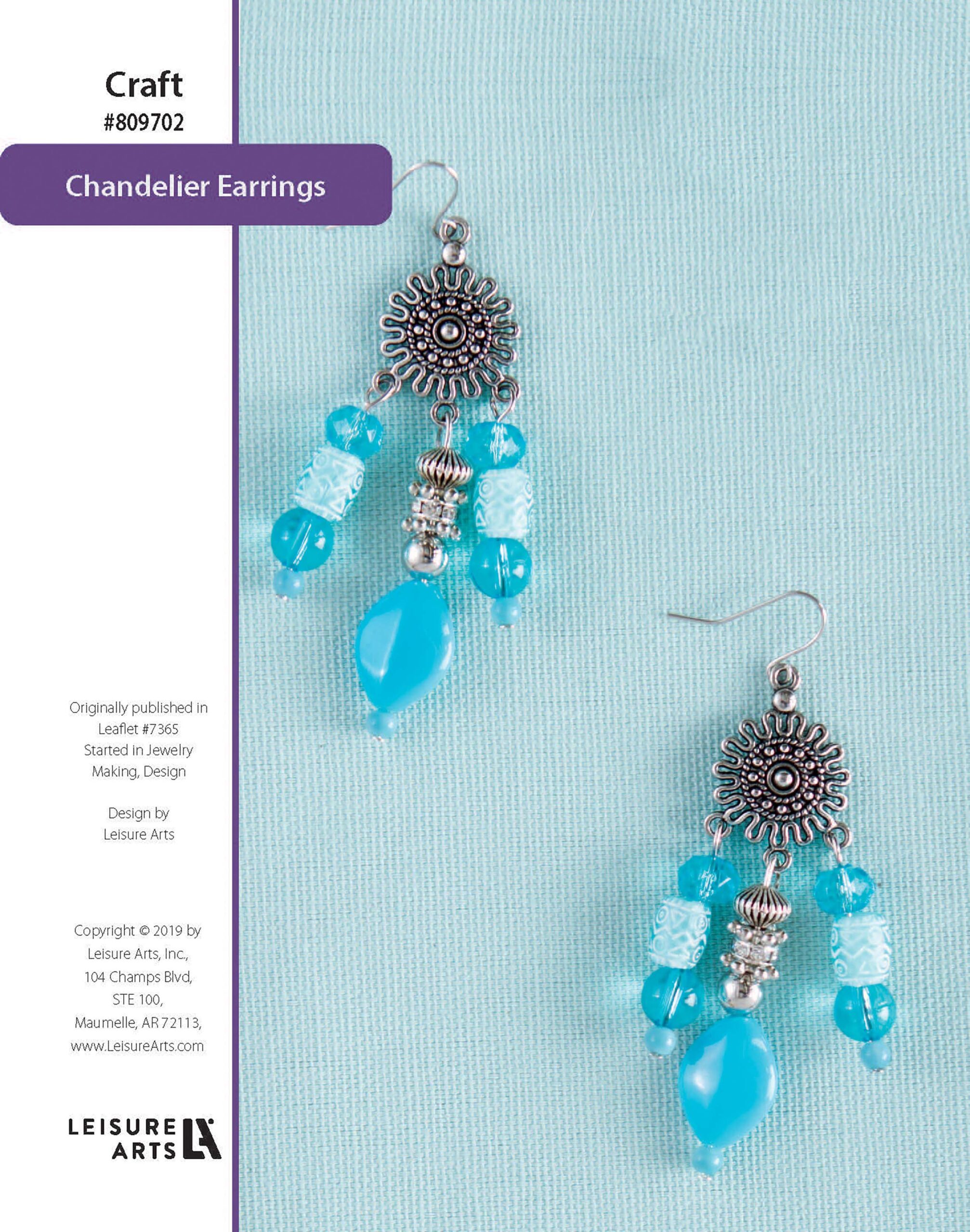 Leisure Arts Get Started In Jewelry Making Chandelier Earrings ePattern