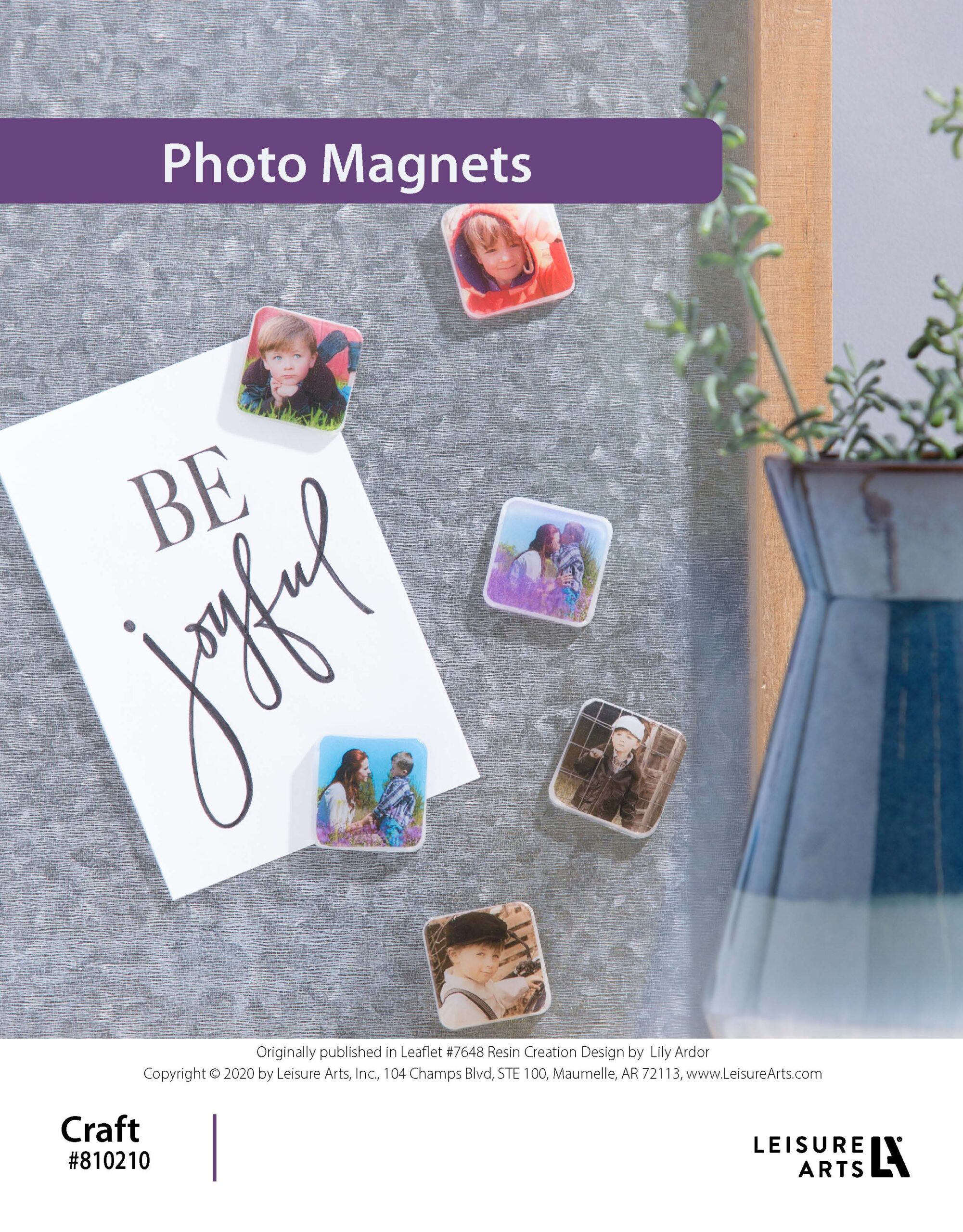 Leisure Arts Resin Creation Photo Magnets ePattern