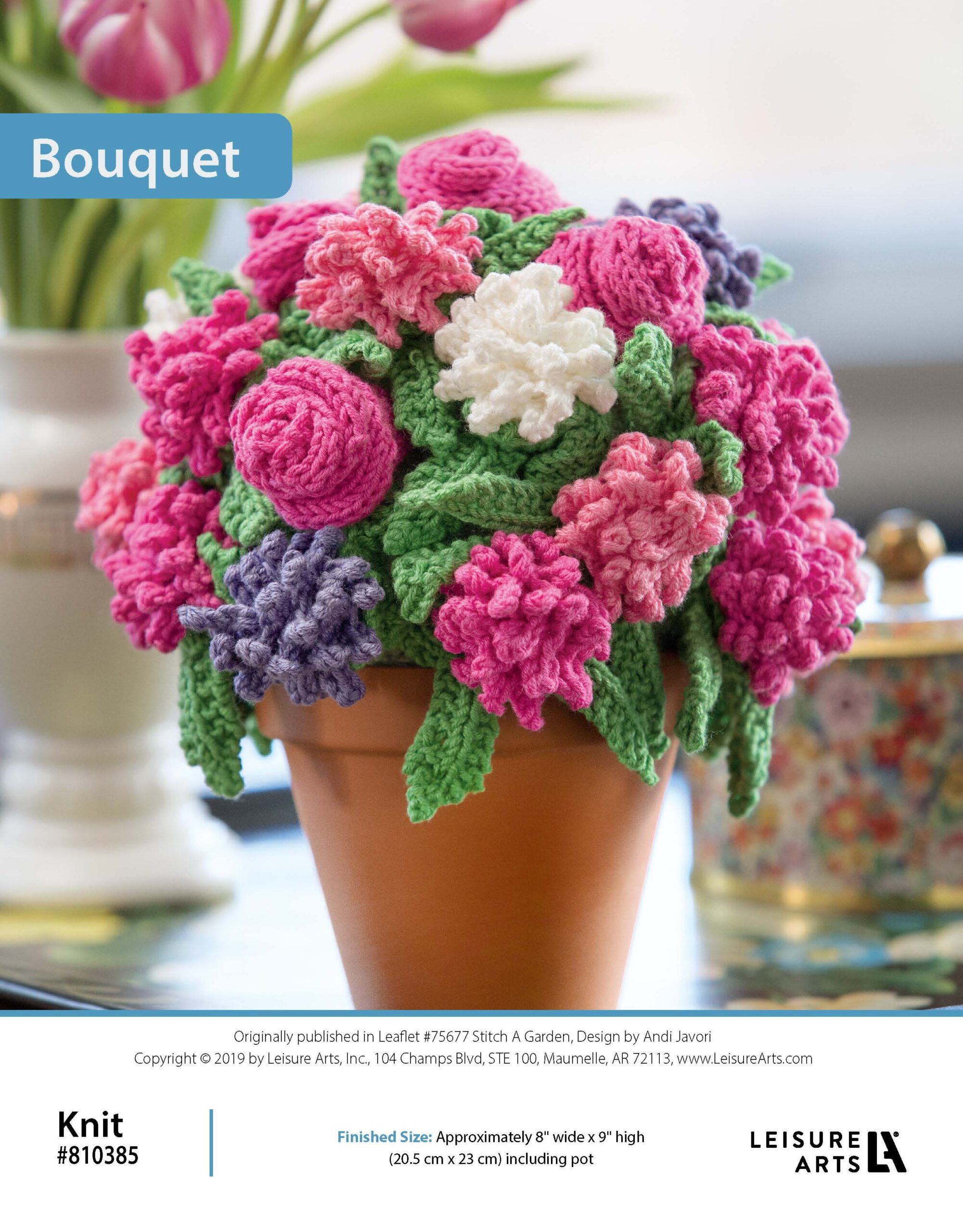 Leisure Arts Stitch A Garden Bouquet Knit ePattern