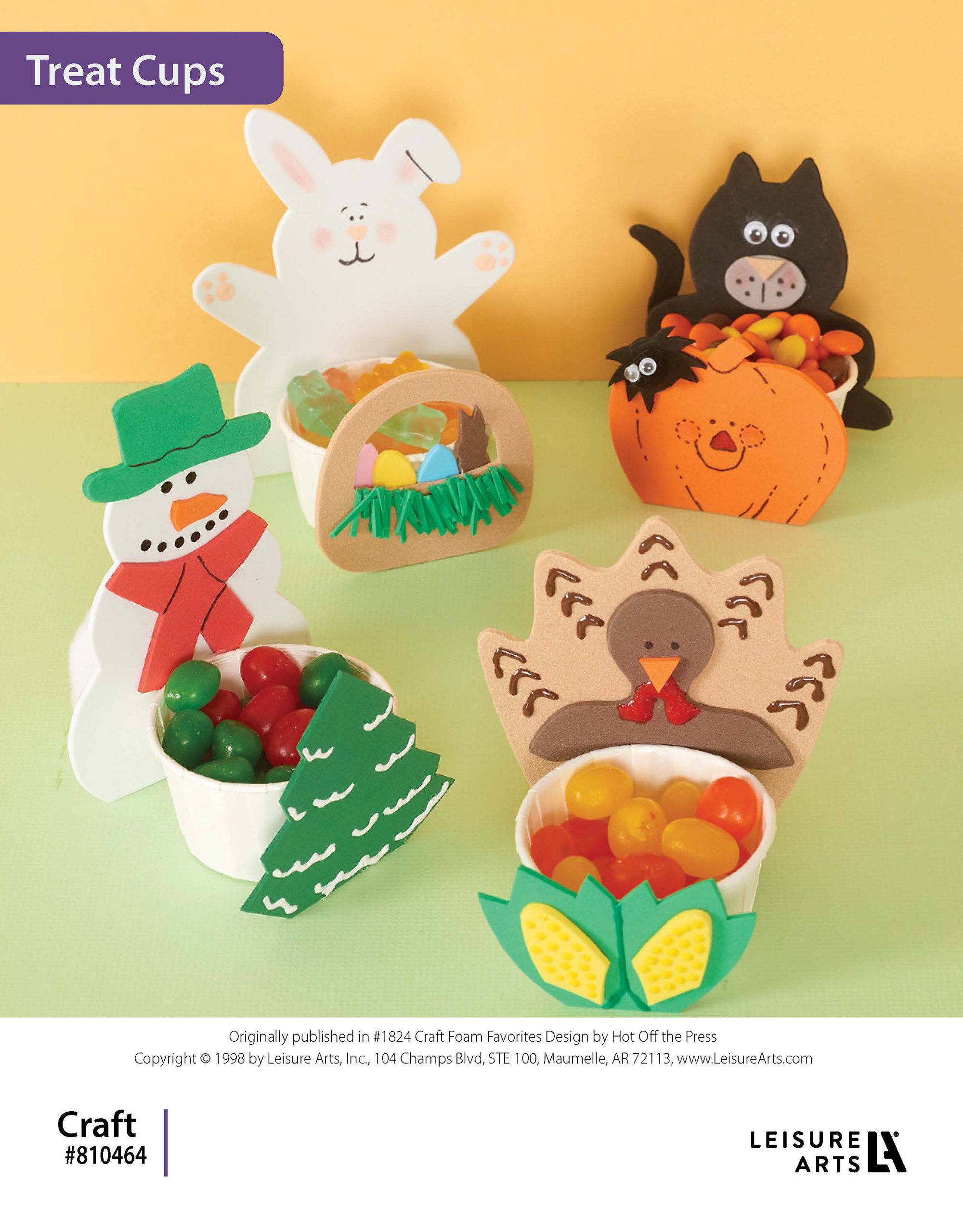 Craft Foam Favorites Nut Cups ePattern