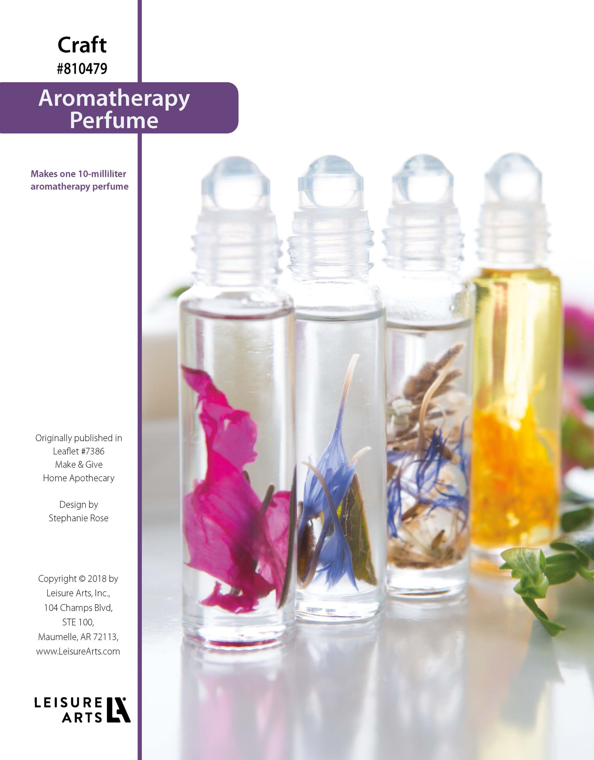 Leisure Arts ePattern Apothecary Aromatherapy Perfume