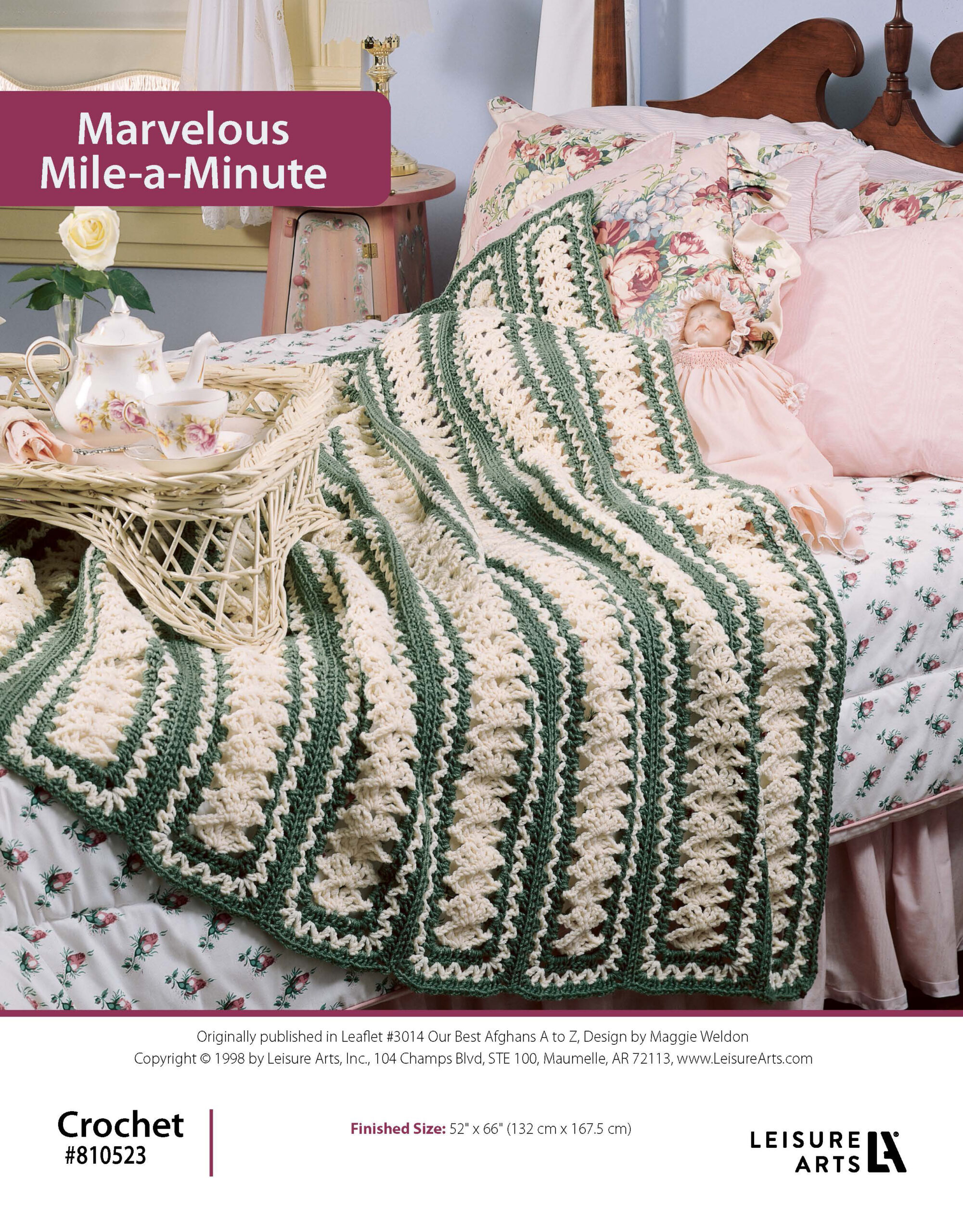 Leisure Arts Our Best Afghans A To Z Marvelous MileAMinute Crochet ePattern