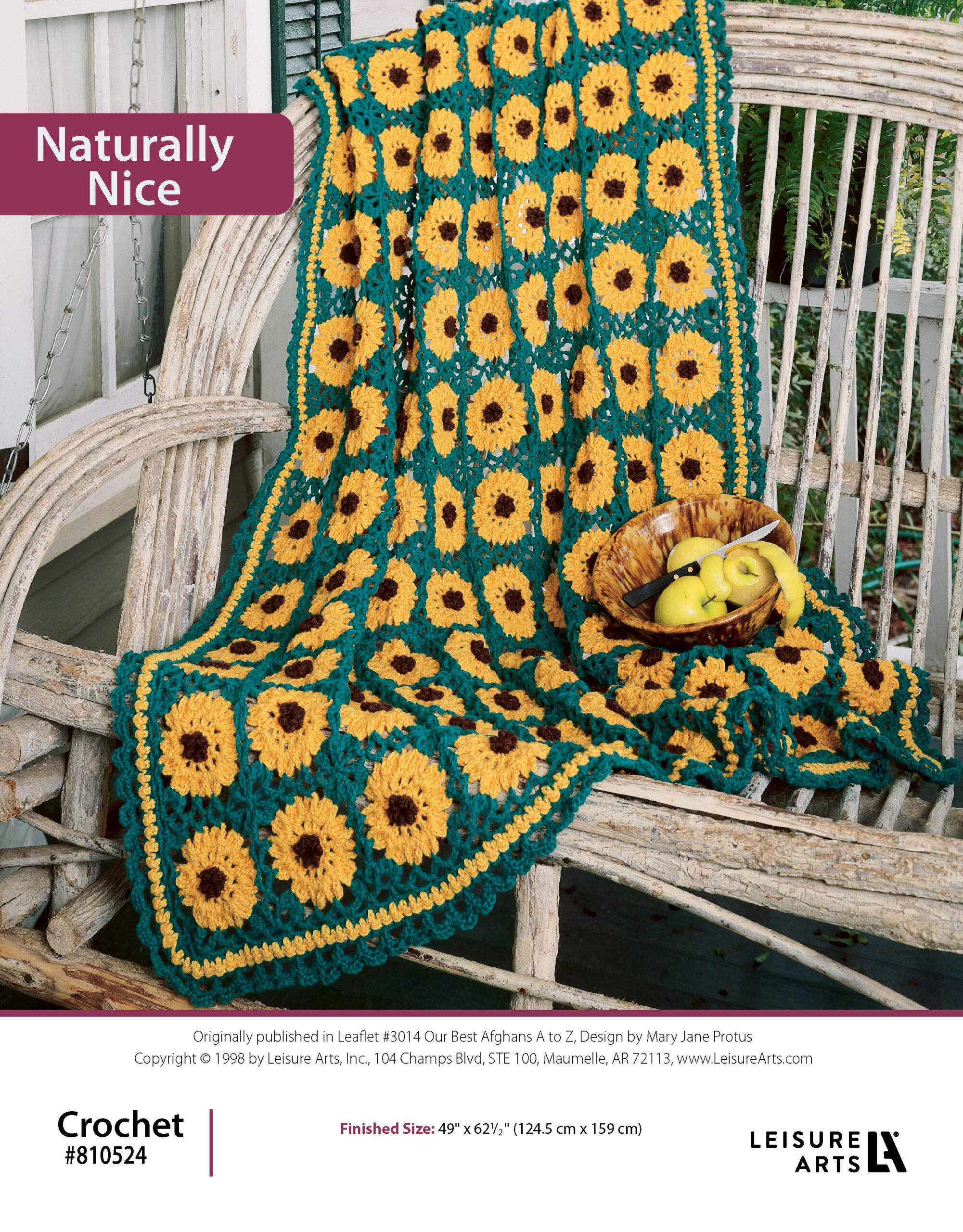 Leisure Arts Our Best Afghans A To Z Naturally Nice Crochet ePattern