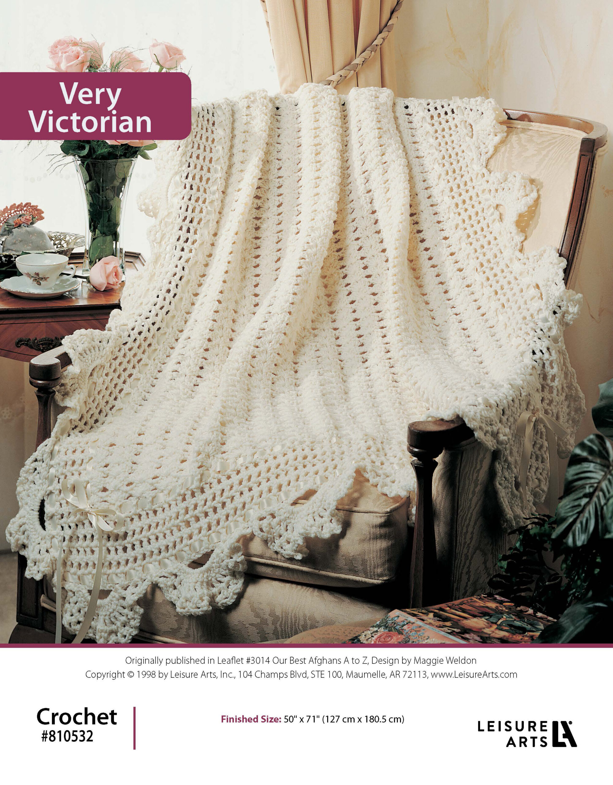 Leisure Arts Our Best Afghans A To Z Very Victorian Crochet ePattern
