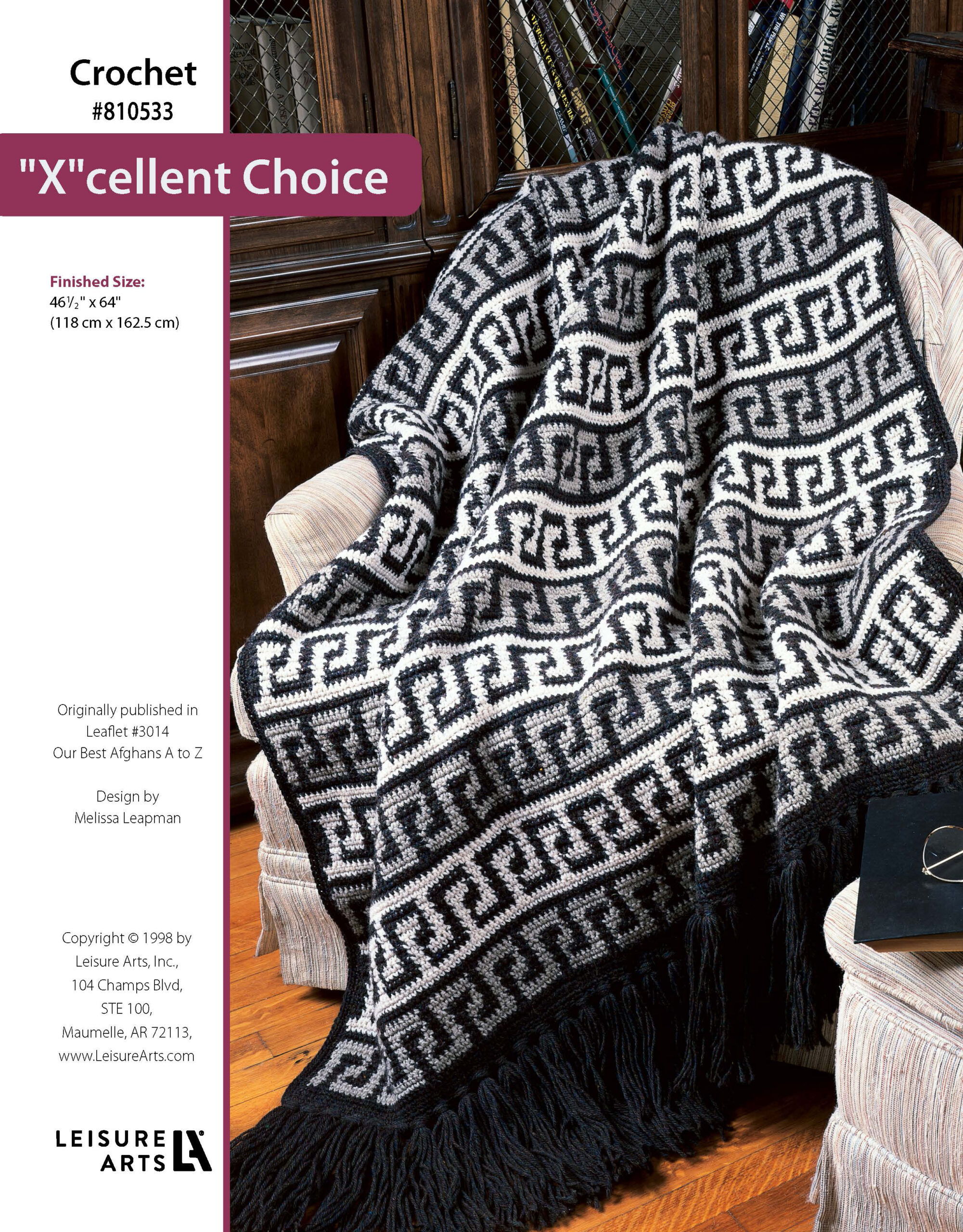 Leisure Arts Our Best Afghans A To Z  inch X inch cellent Choice Crochet ePattern
