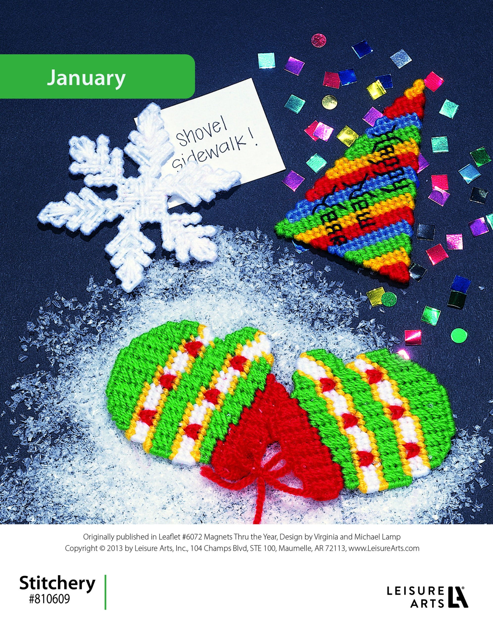 Leisure Arts ePattern Magnets Thru The Year January