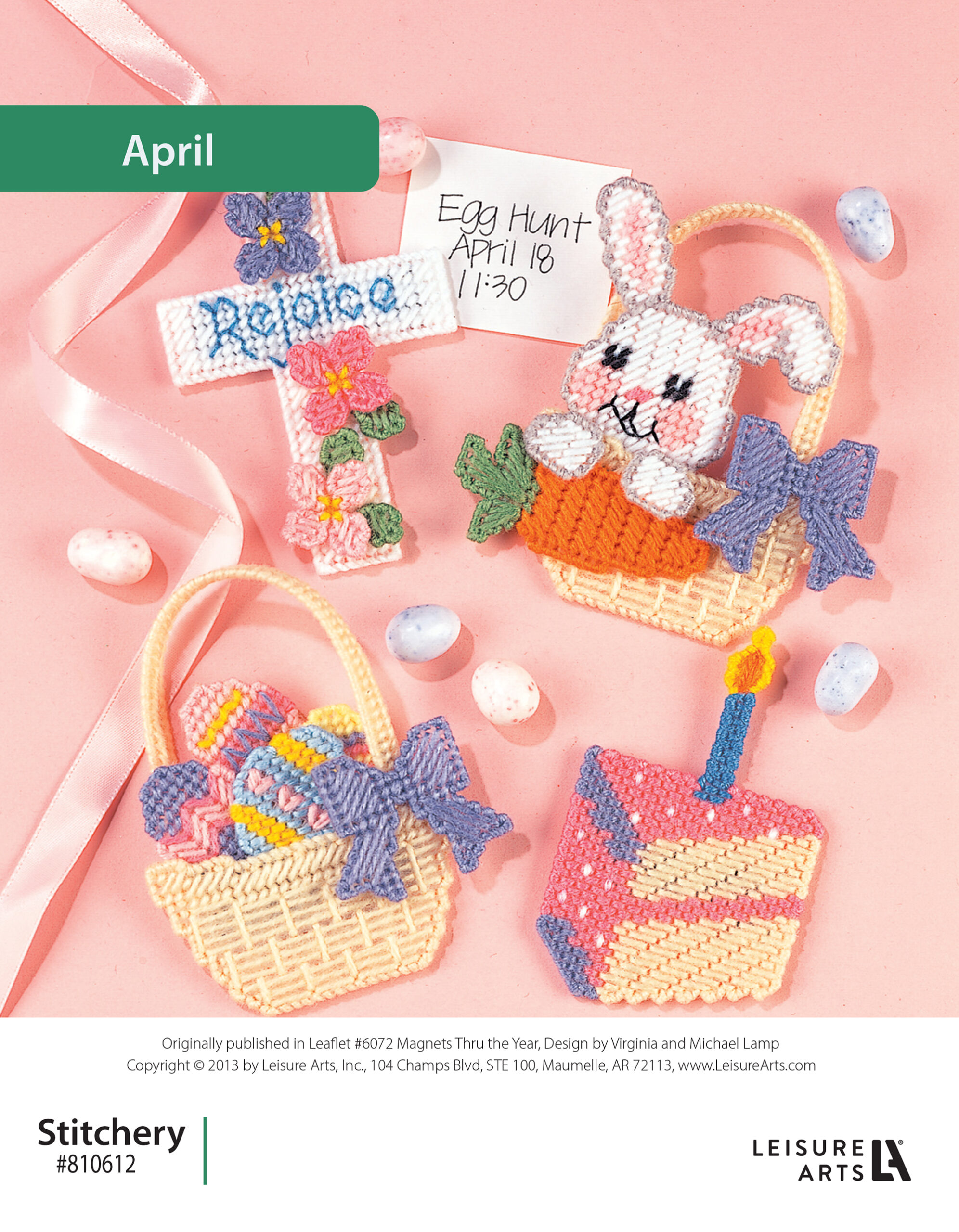 Leisure Arts ePattern Magnets Thur The Year April