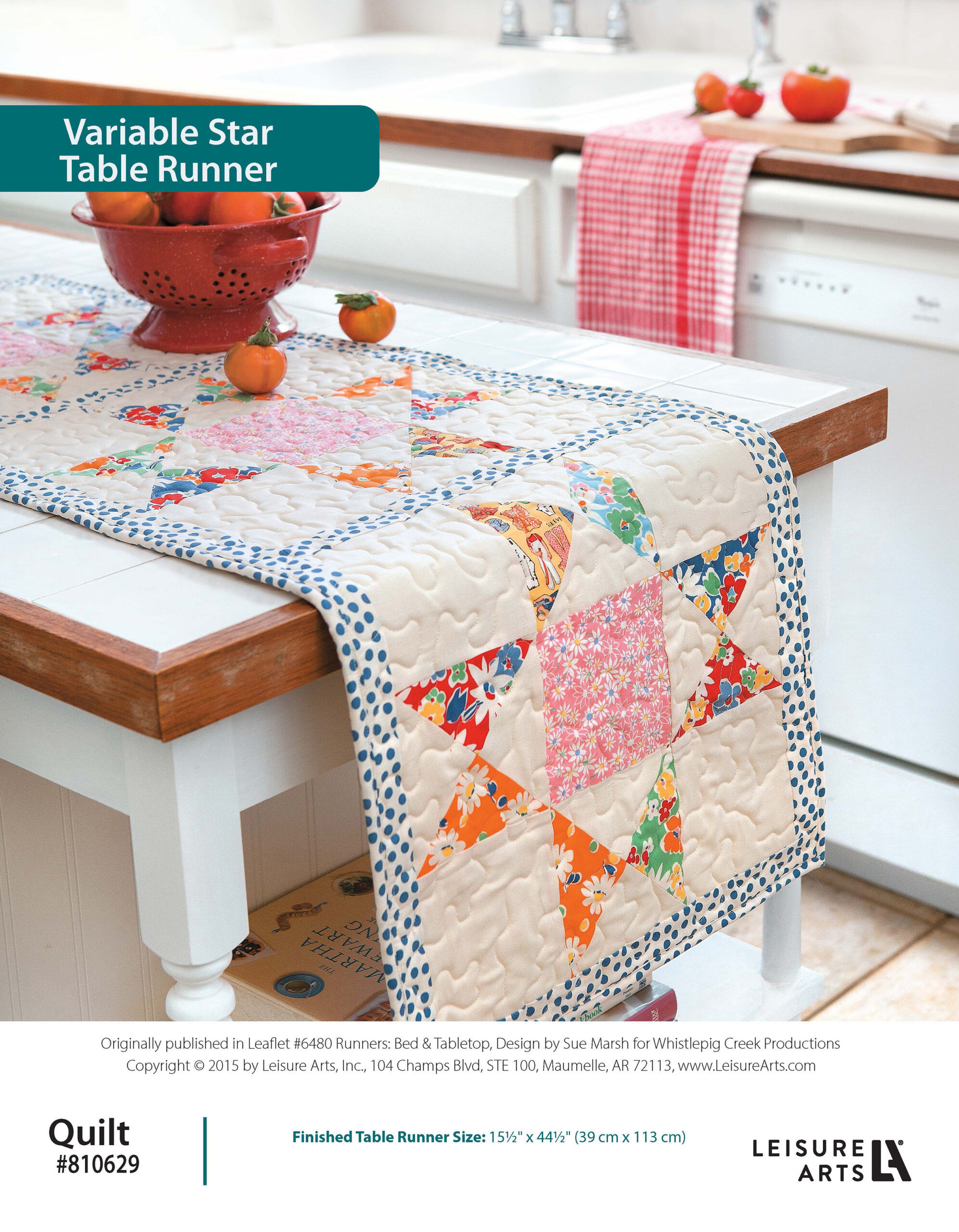 Leisure Arts Runners Variable Star Table Runner Quilt ePattern