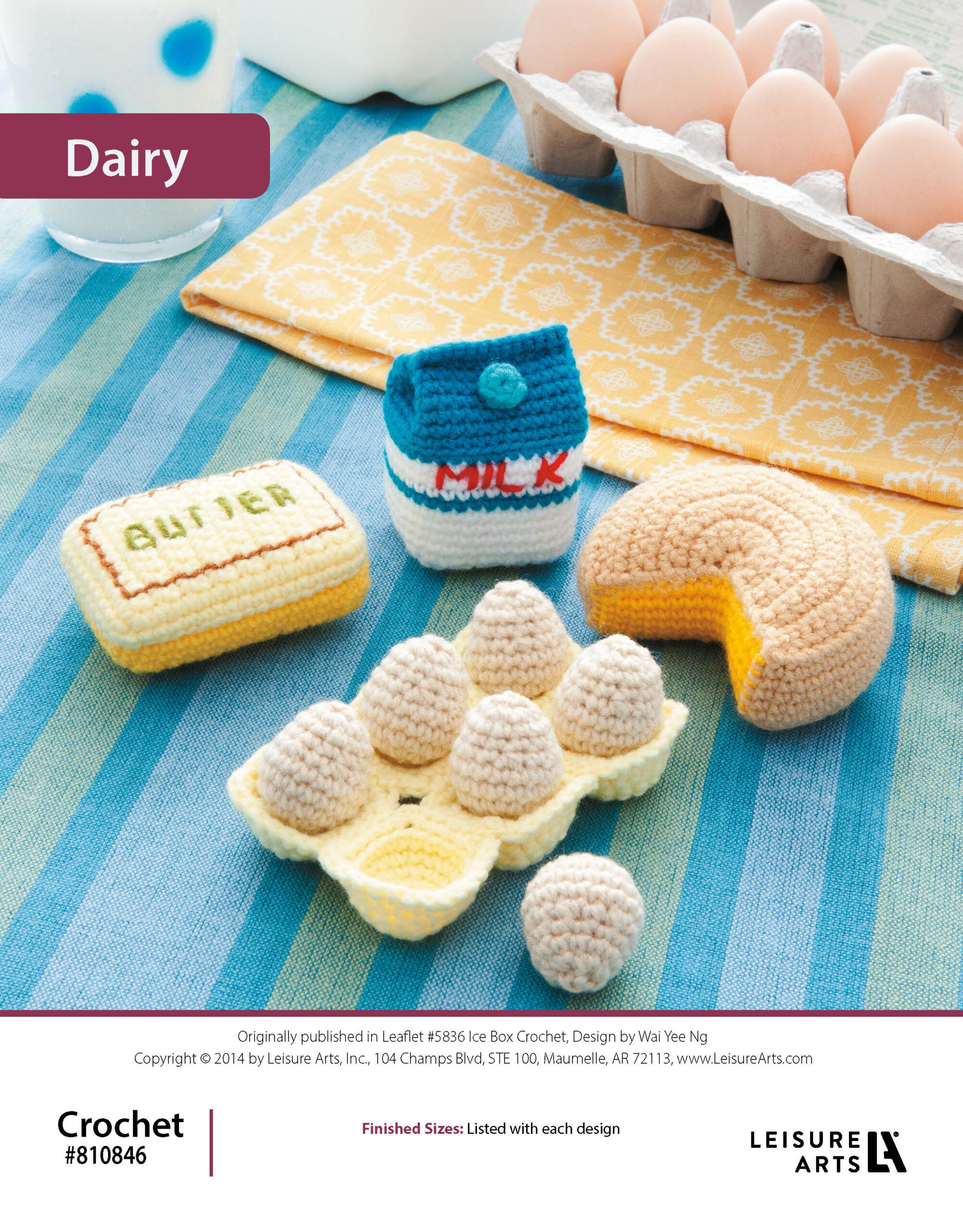 Leisure Arts Ice Box Crochet Dairy ePattern