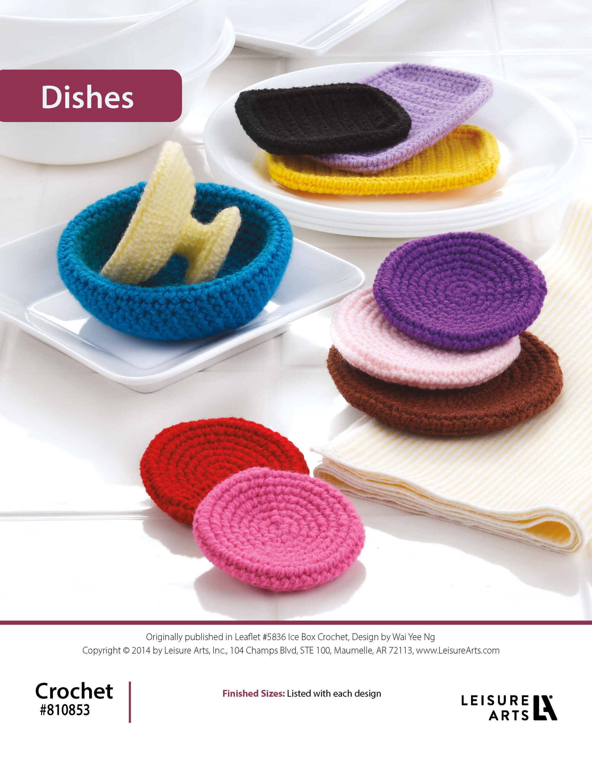 Leisure Arts Ice Box Crochet Dishes ePattern