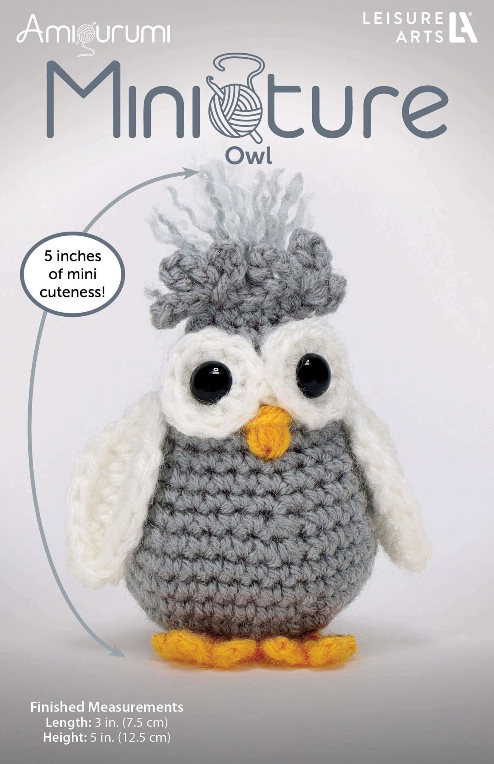 Leisure Arts ePattern Amigurumi Miniatures Owl